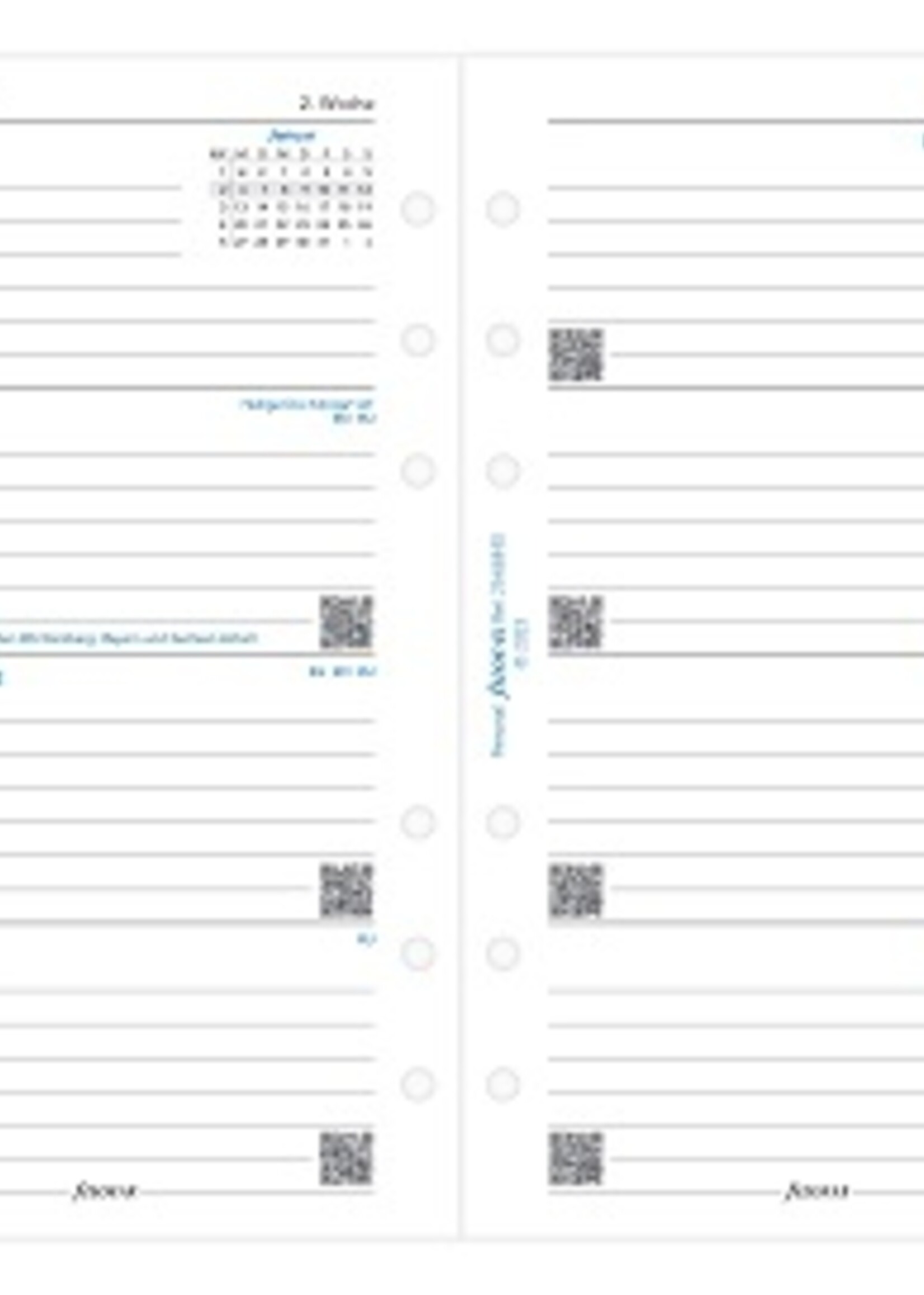 Filofax PER 1W/2S vert.(D)2025