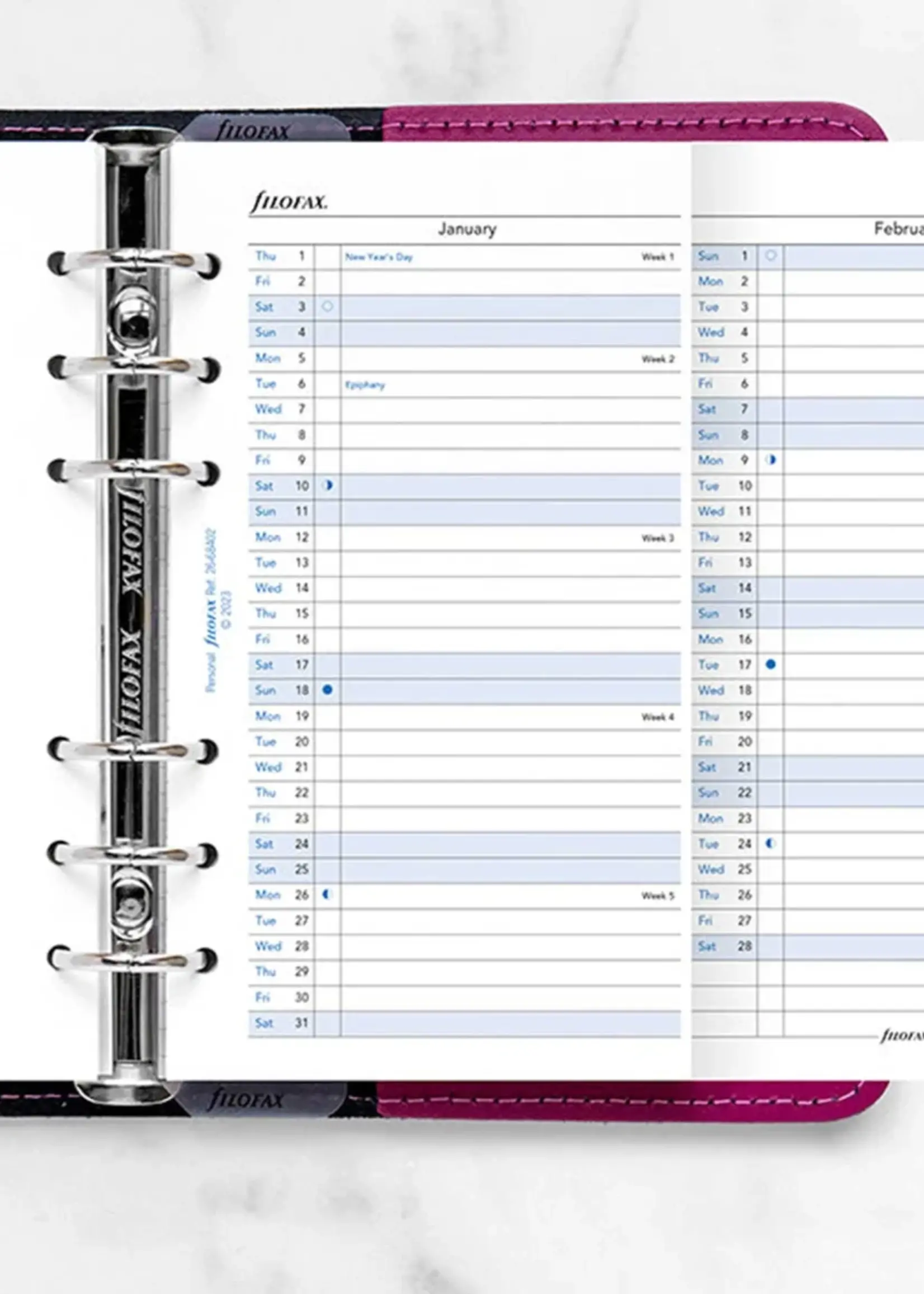 Filofax PER Jahrespl. vert.(E)2026