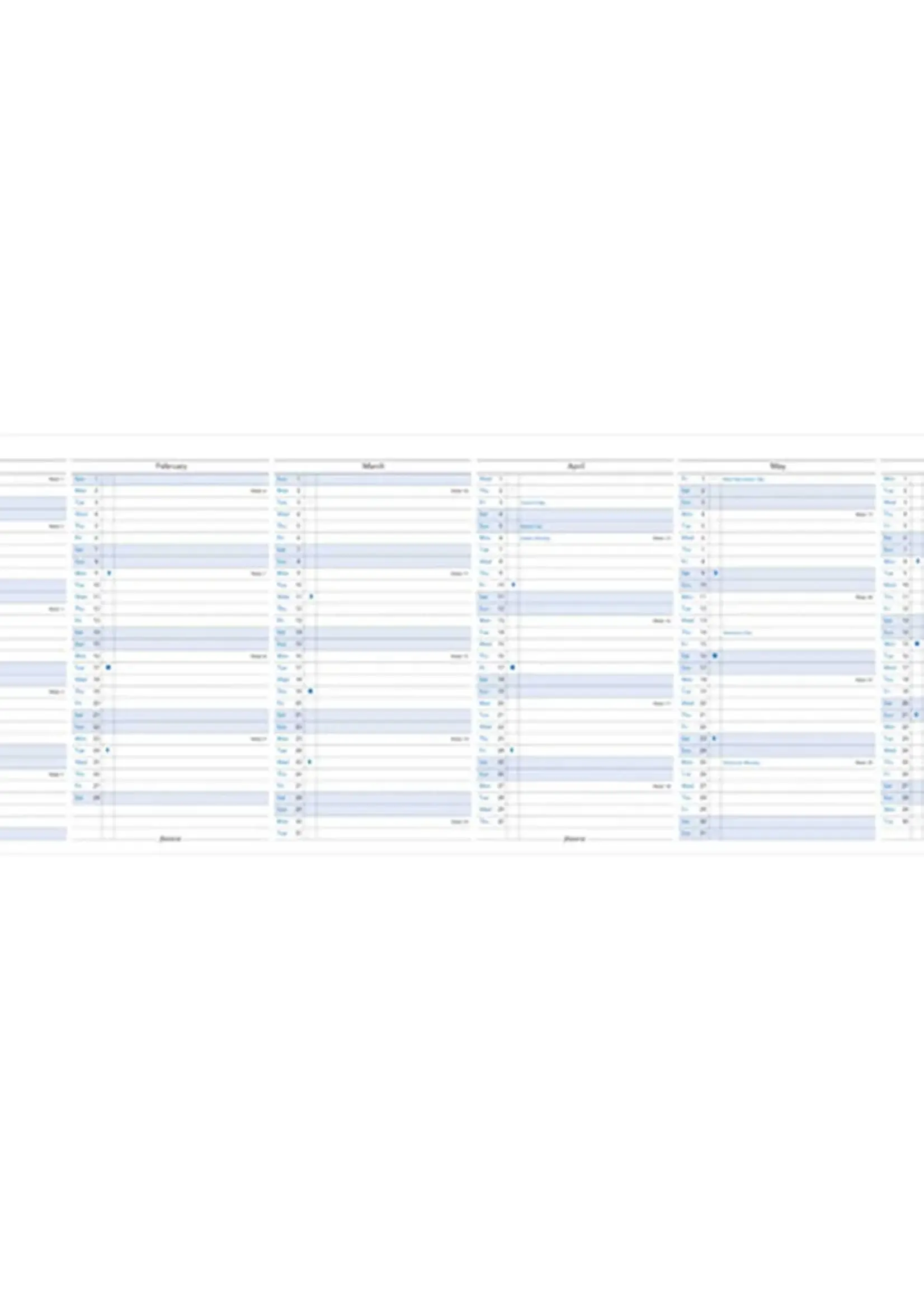 Filofax FILOFAX Kalendereinlage 2026 Personal Jahresplaner weiss englisch 26-68402