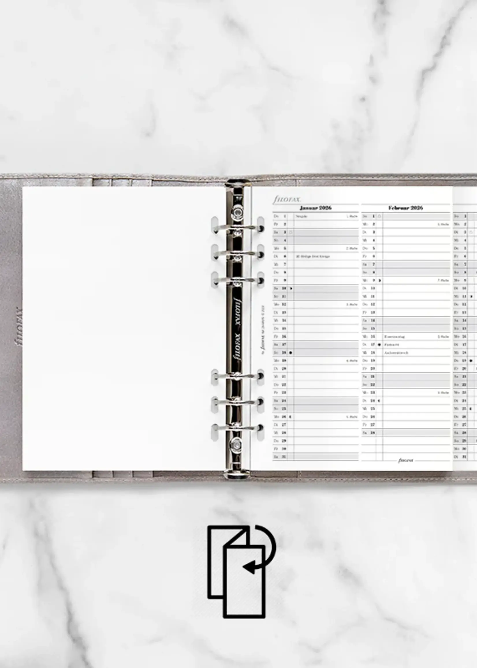 Filofax A5 Multi Jahrespl.vert.(D)2026