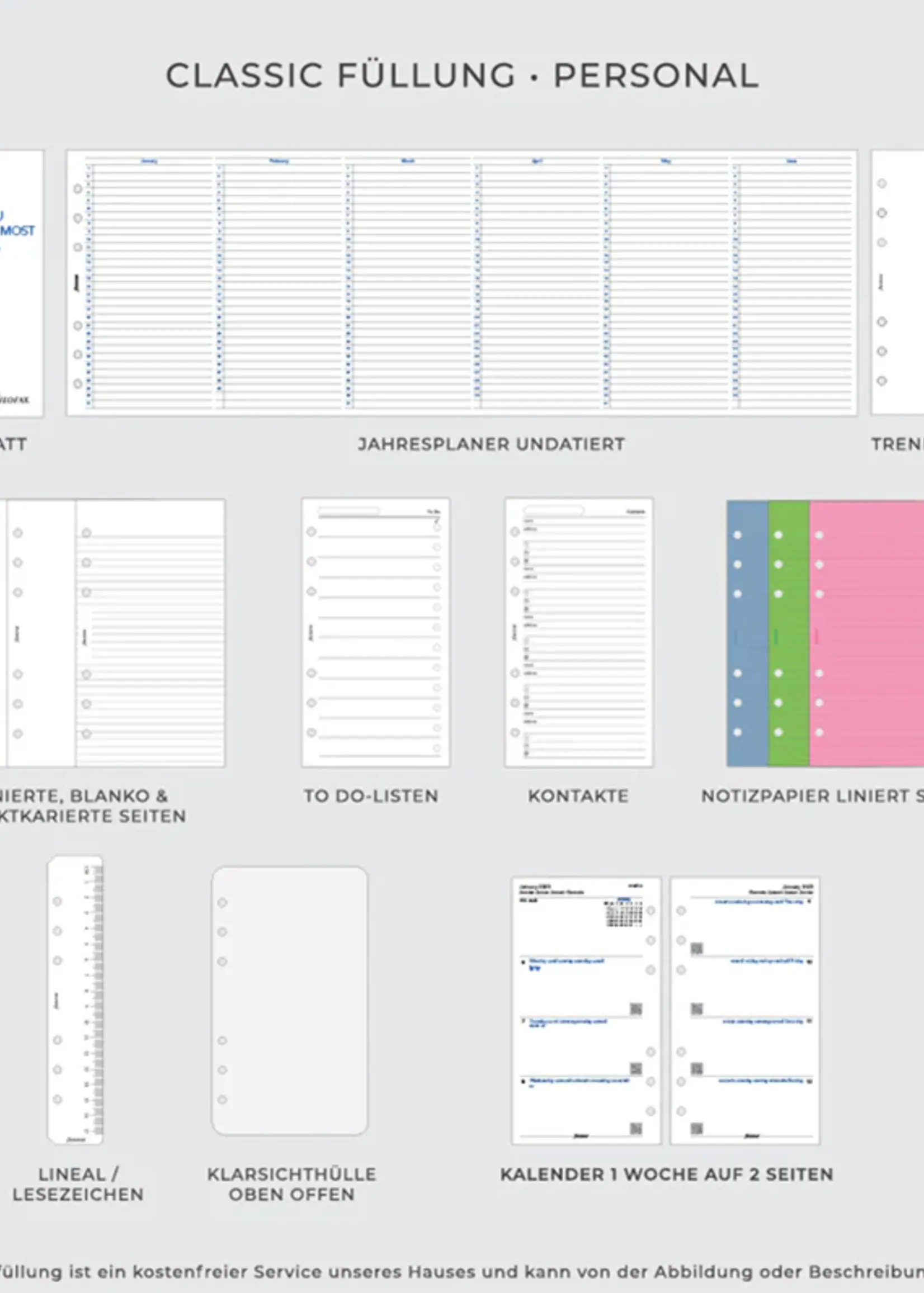 Filofax Finsbury Personal Organiser Mu