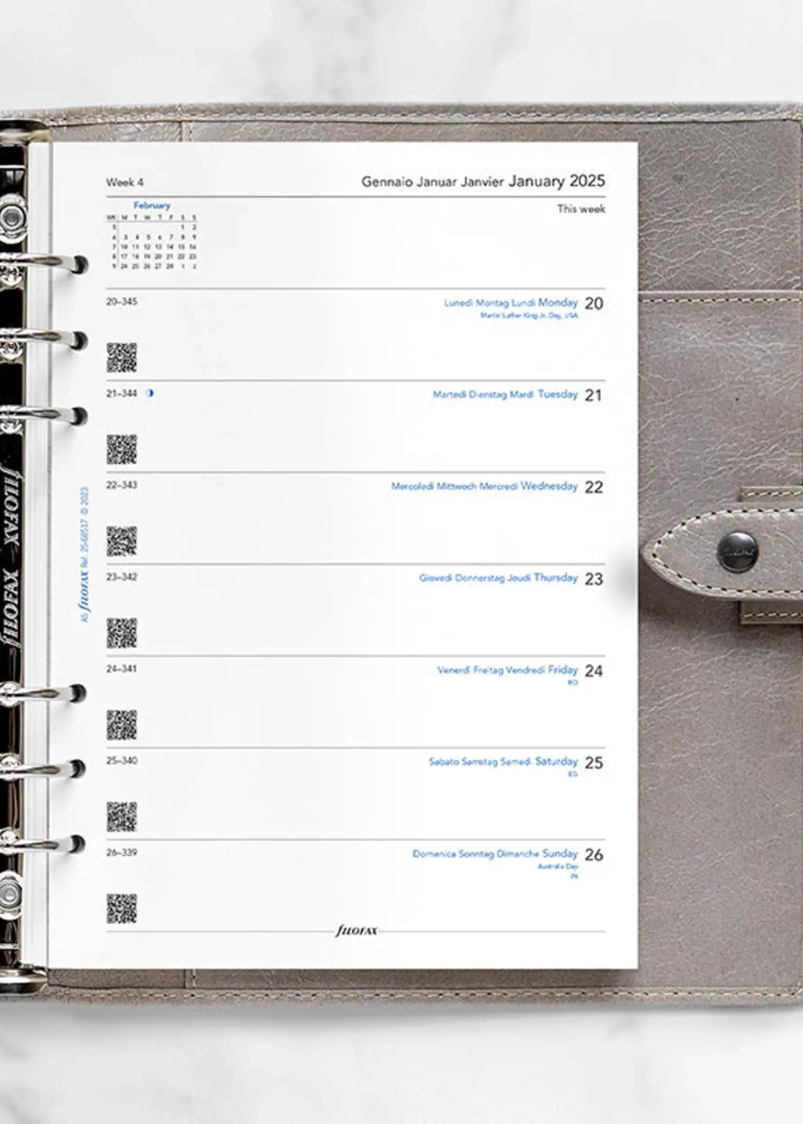 Filofax A5 1W/1S (M)2025