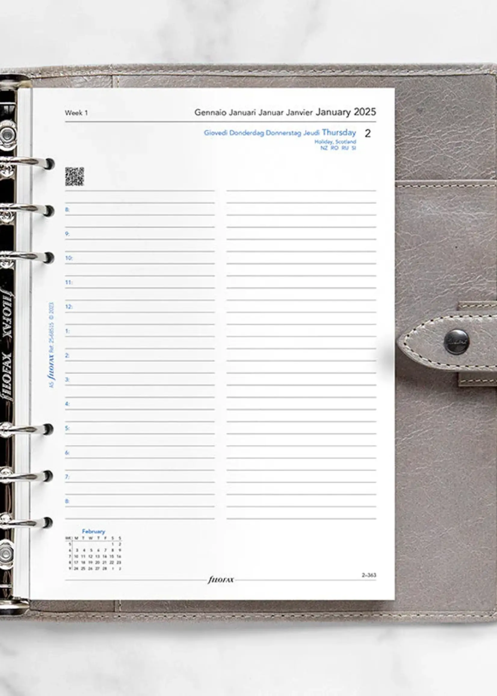 Filofax A5 1T/1S (M)2025