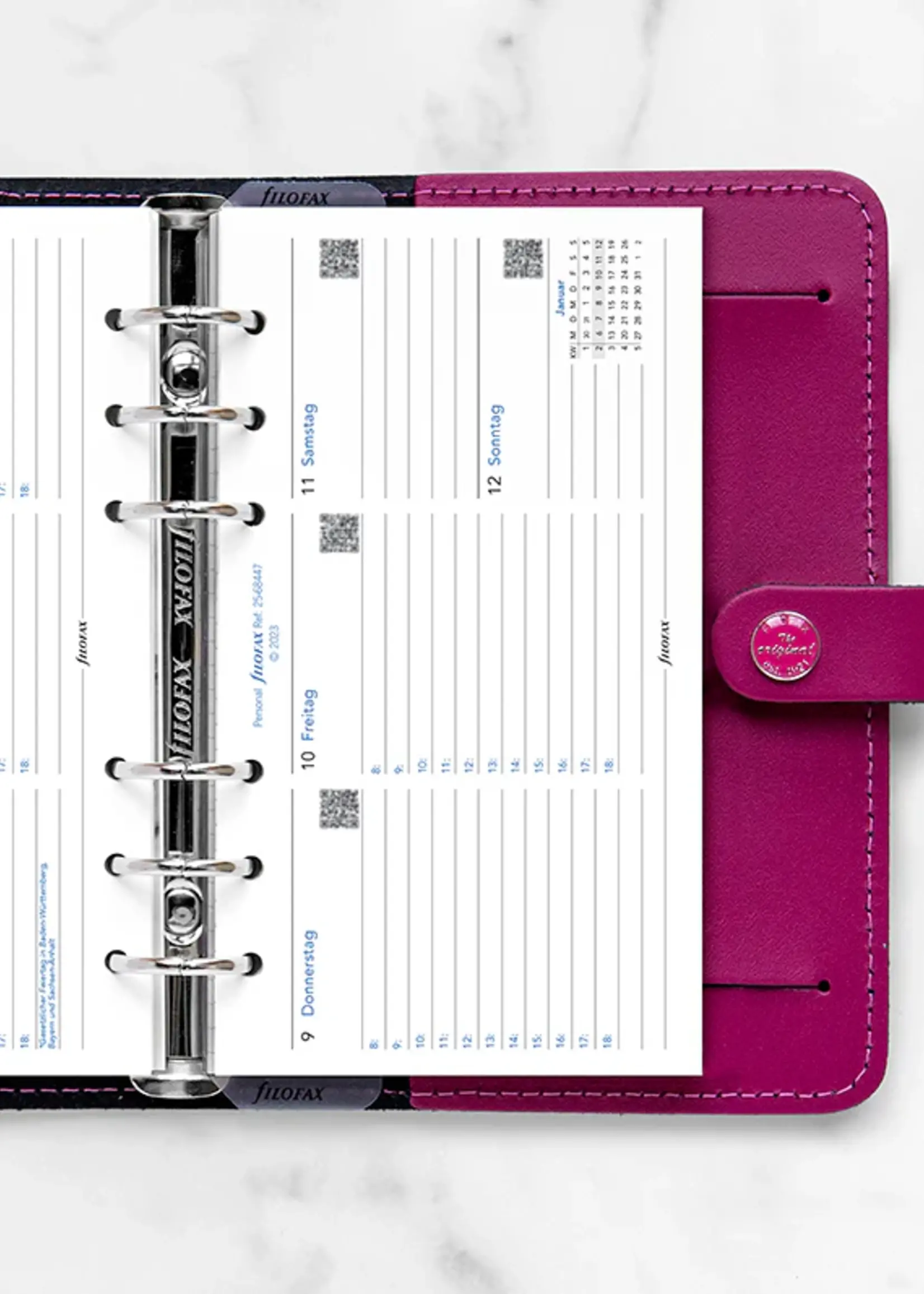 Filofax PER 1W/2S. horiz.(D)2025