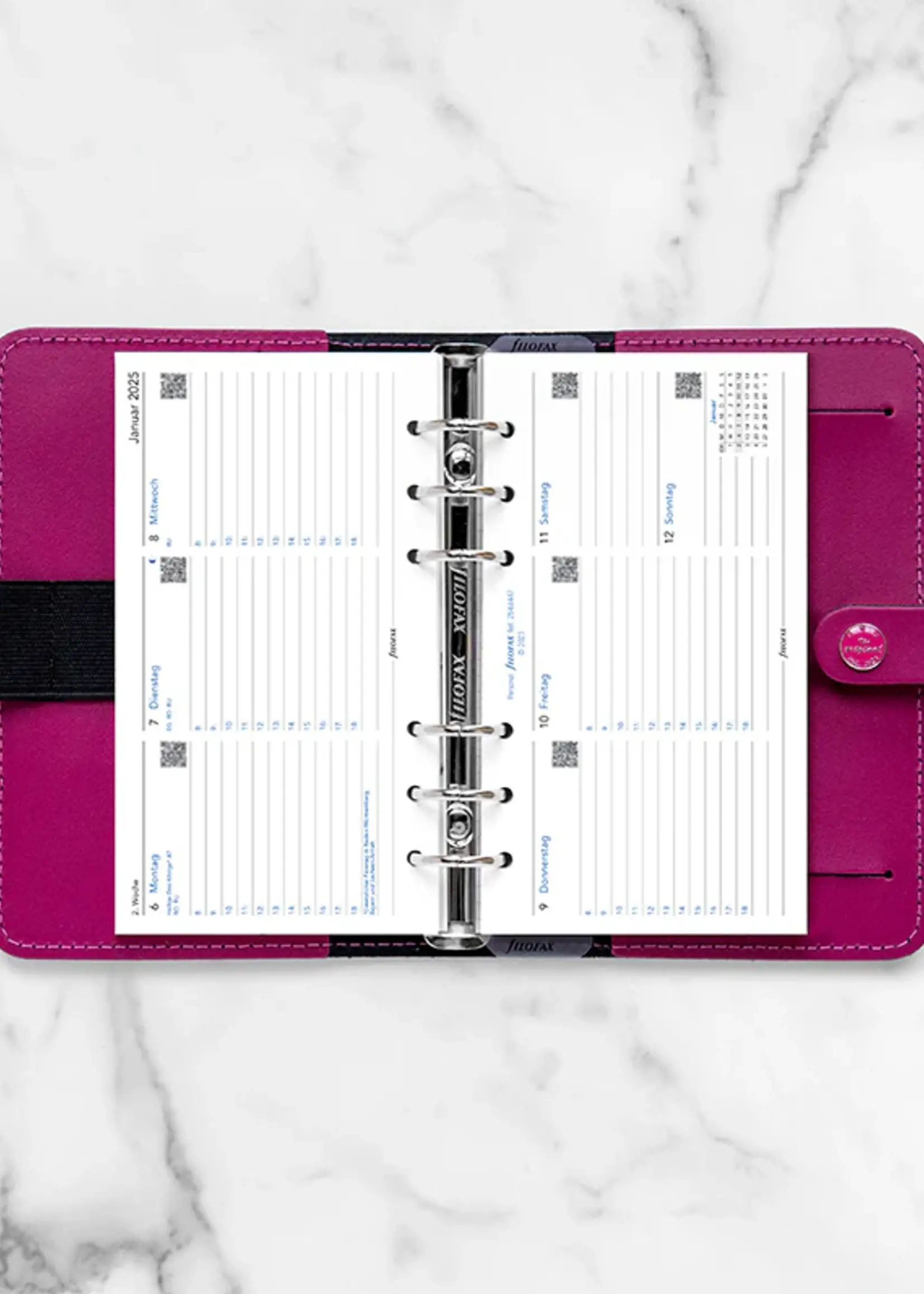 Filofax 1 Woche / 2 Seiten deutsch Personal 2025