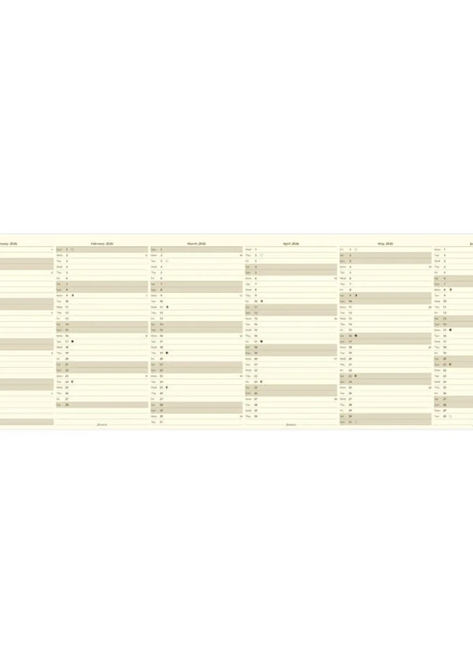 Filofax PER Jahrespl.cotton cr.(E)2026