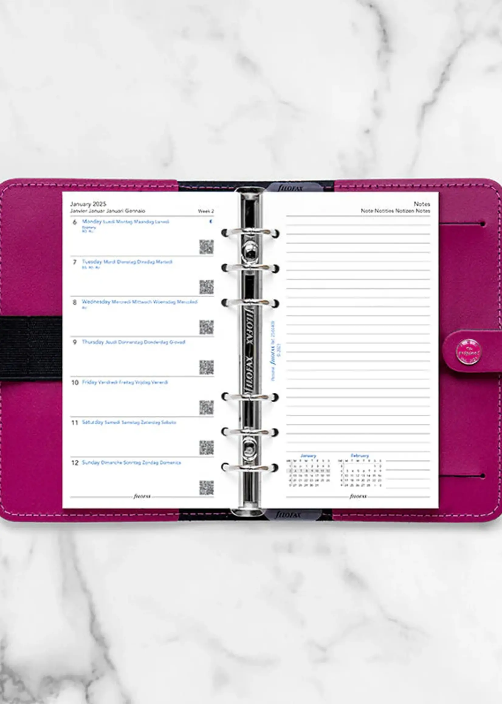 Filofax PER 1W/1S m.Not.(M)2025