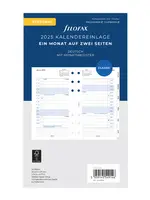 Filofax PER 1Mo./2S. tabbed (D)2025