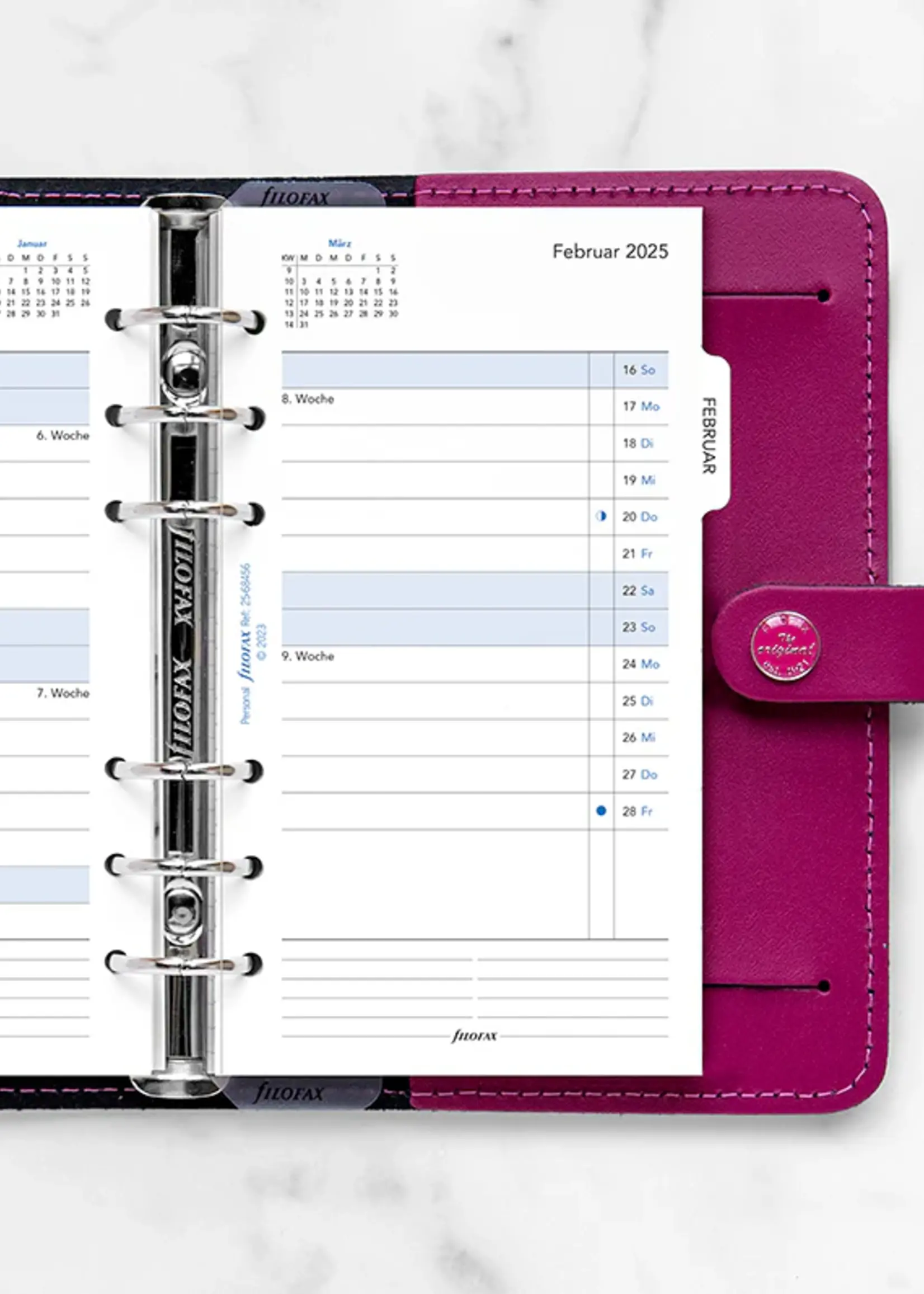 Filofax PER 1Mo./2S. tabbed (D)2025