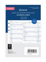 Filofax Jahresplaner Pocket 2026, deutsch