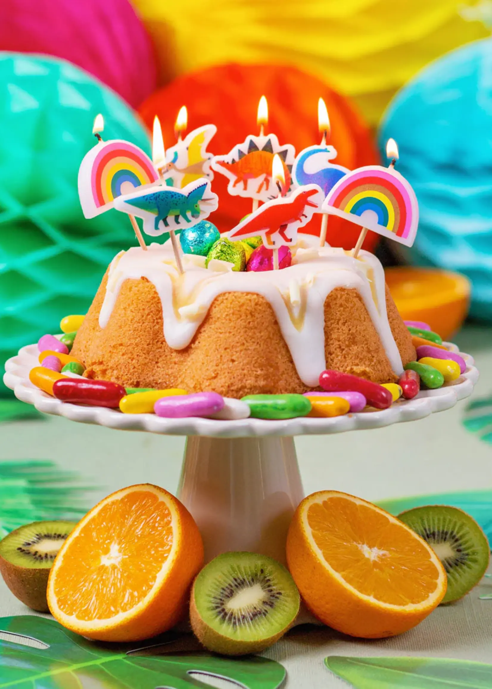 Talking Tables PARTY DINOSAUR SHAPED CANDLES