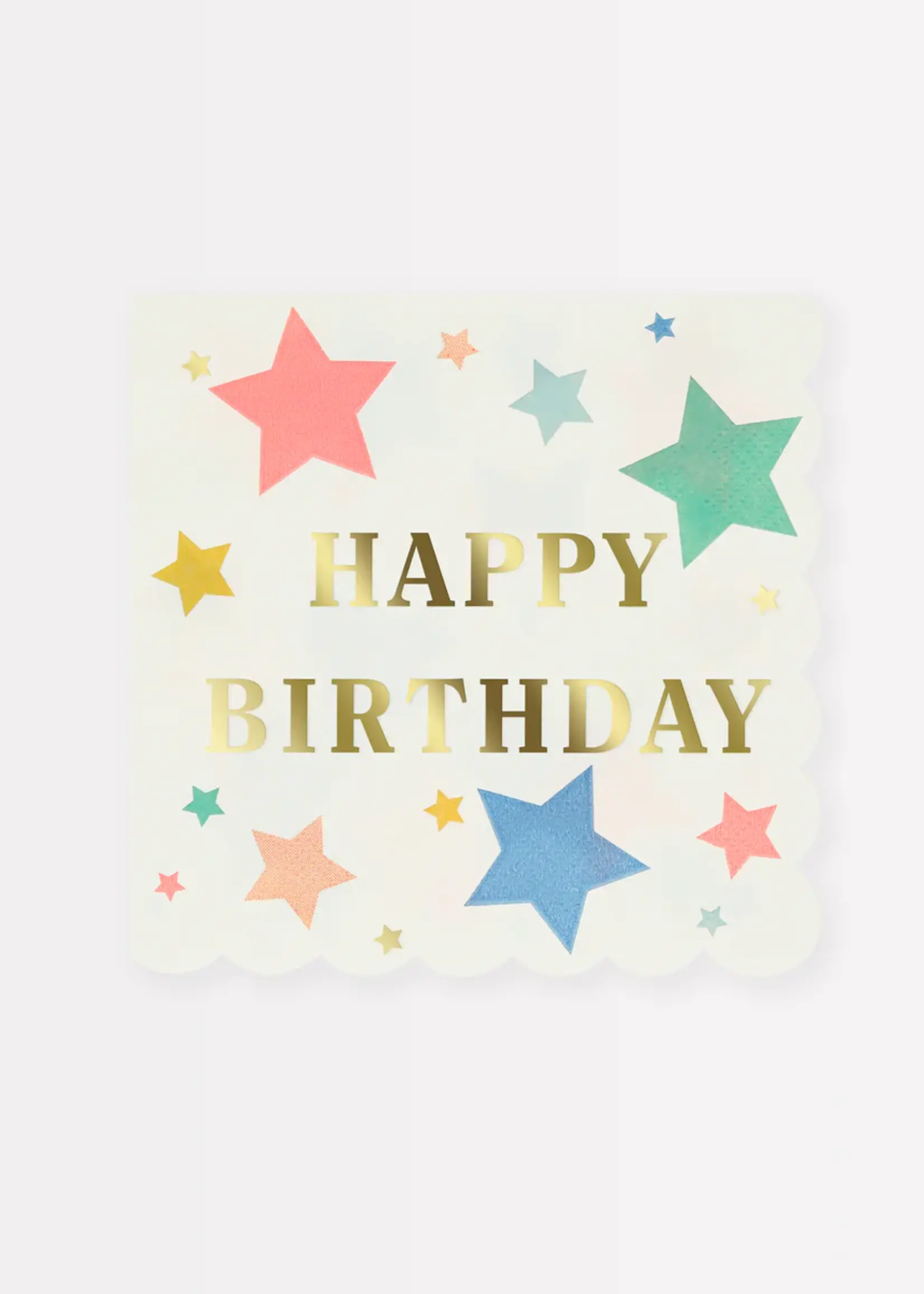 Meri Meri Happy Birthday Stars Small