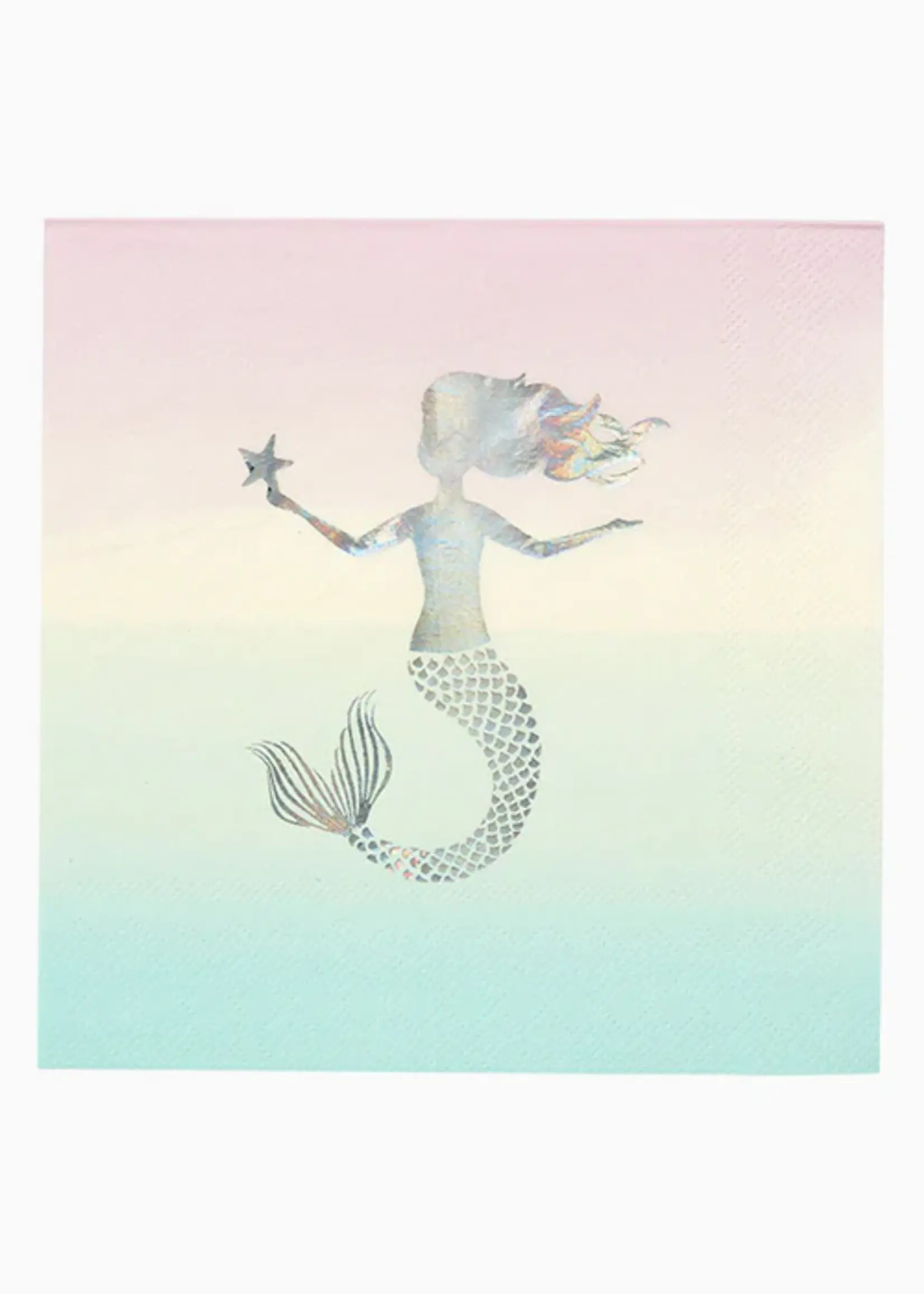 Talking Tables WE HEART MERMAID 33CM NAPKIN W