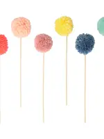 Meri Meri Multi Pompom Cake Toppers  x 6