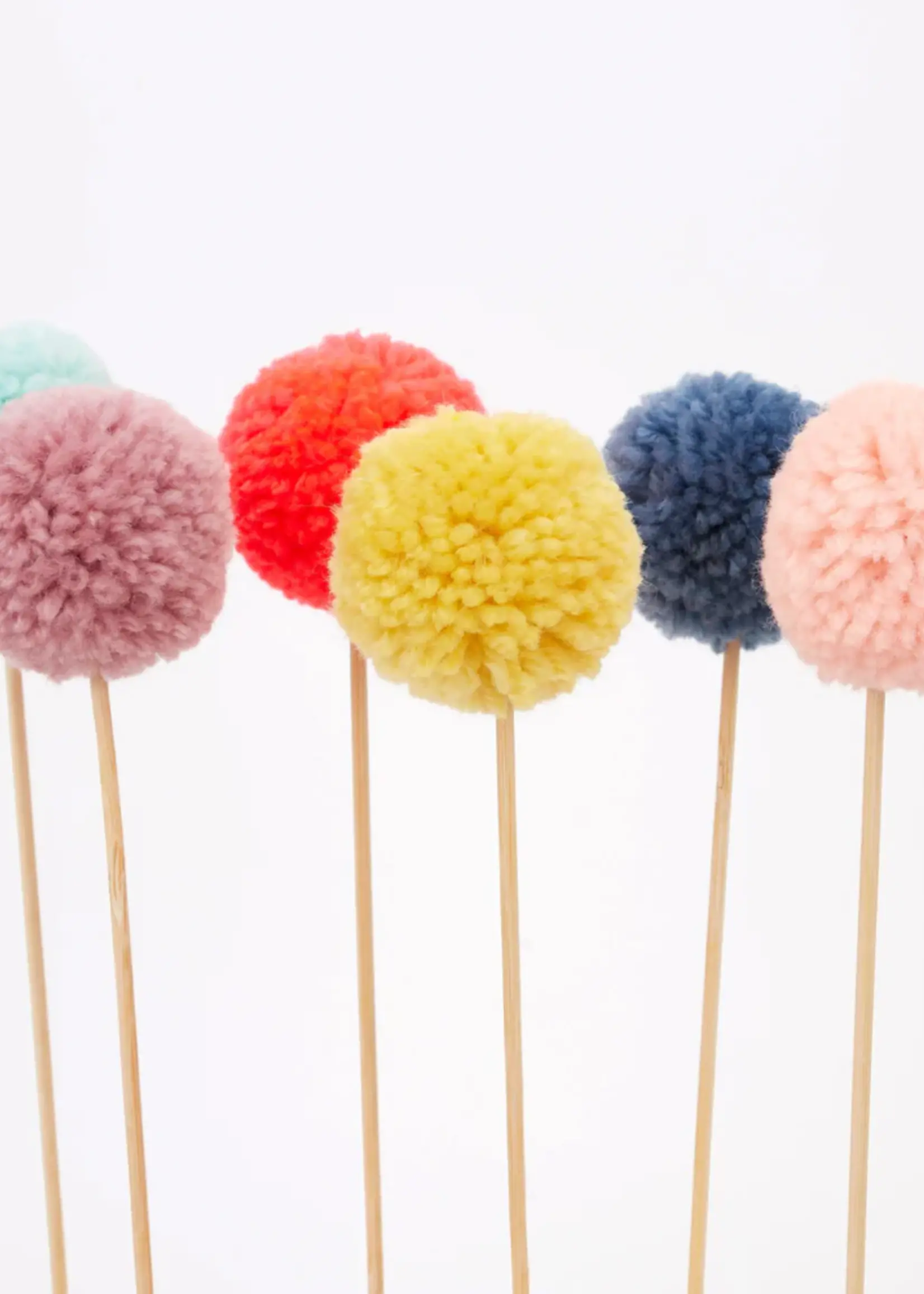 Meri Meri Multi Pompom Cake Toppers (x 6
