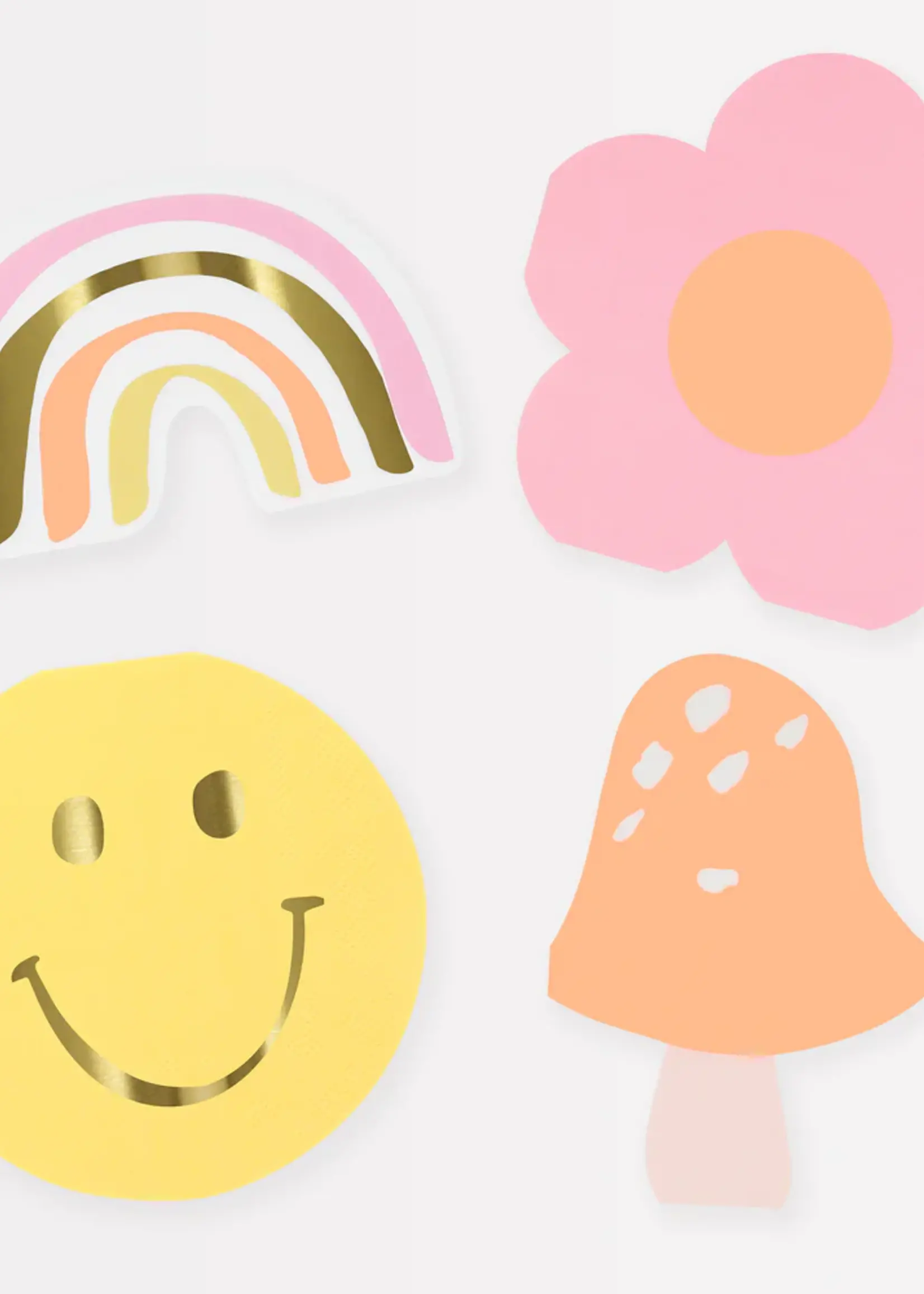 Meri Meri Happy Icons Shaped Napkins