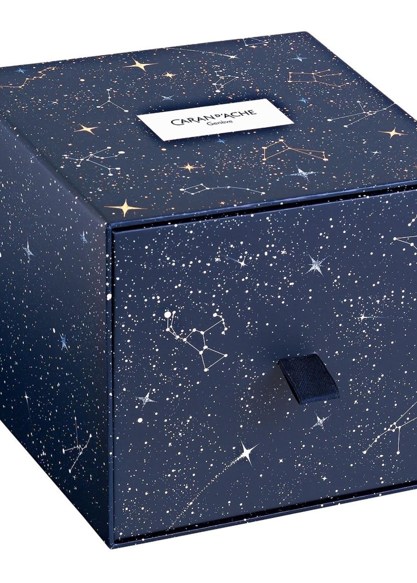 Caran d'Ache Cosmic Blue Sonderedition Metall-Bleistiftspitzer