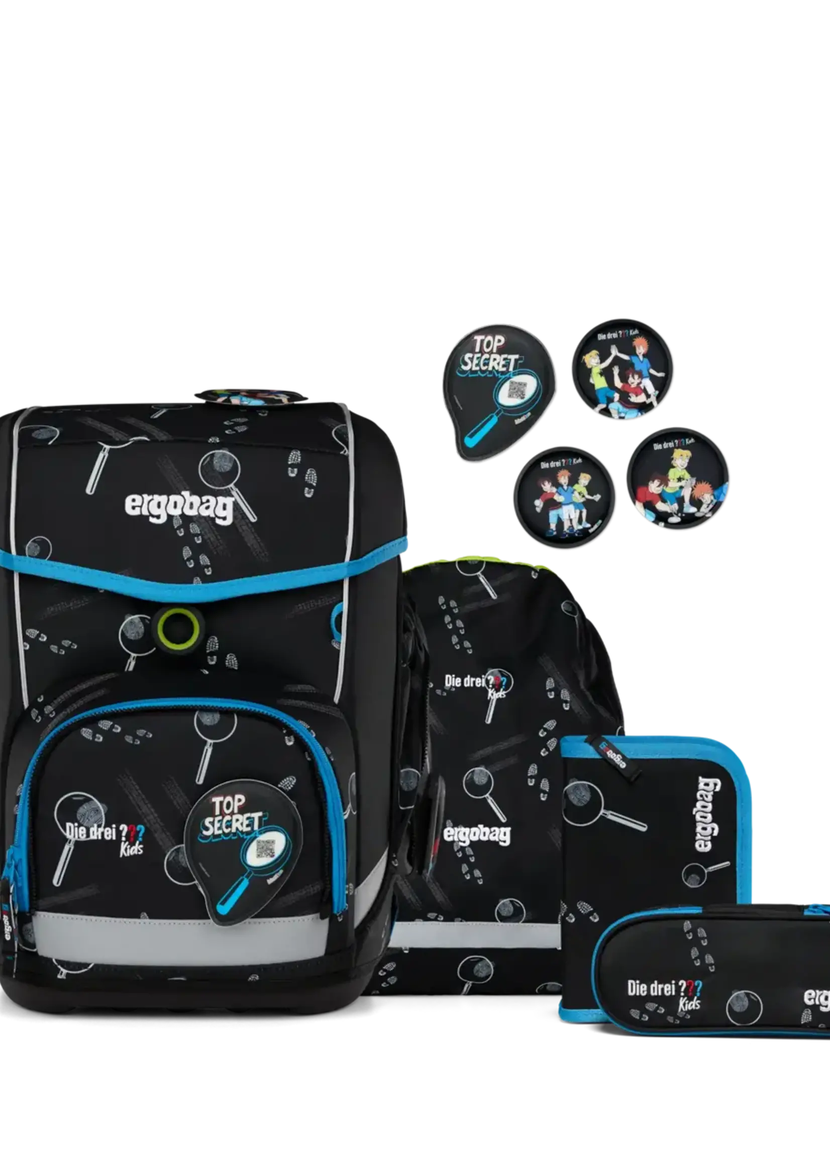 ERGOBAG cubo Schulranzen-Set Bärdektiv
