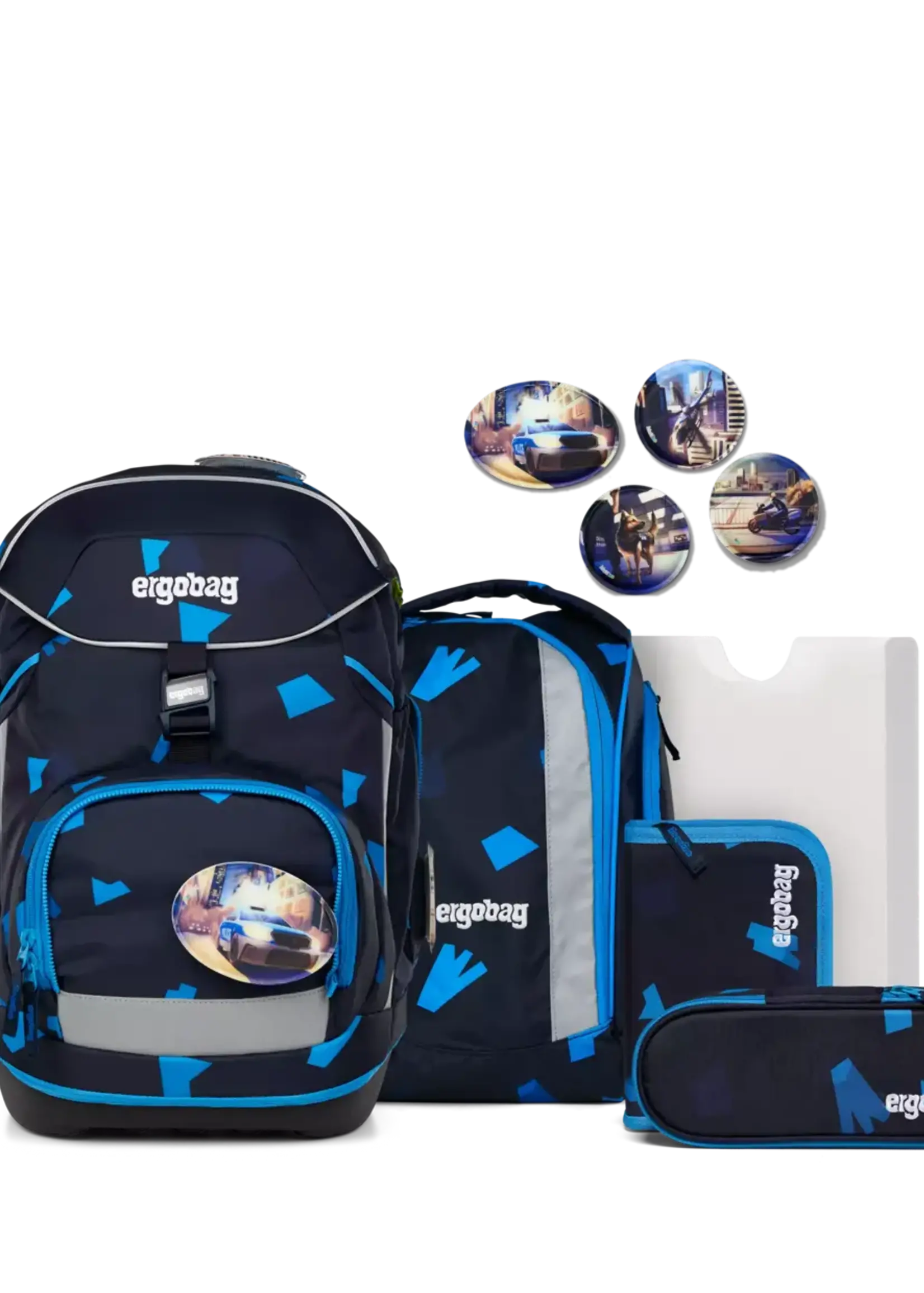 ERGOBAG pack Schulrucksack-Set VerfolgBärjagd