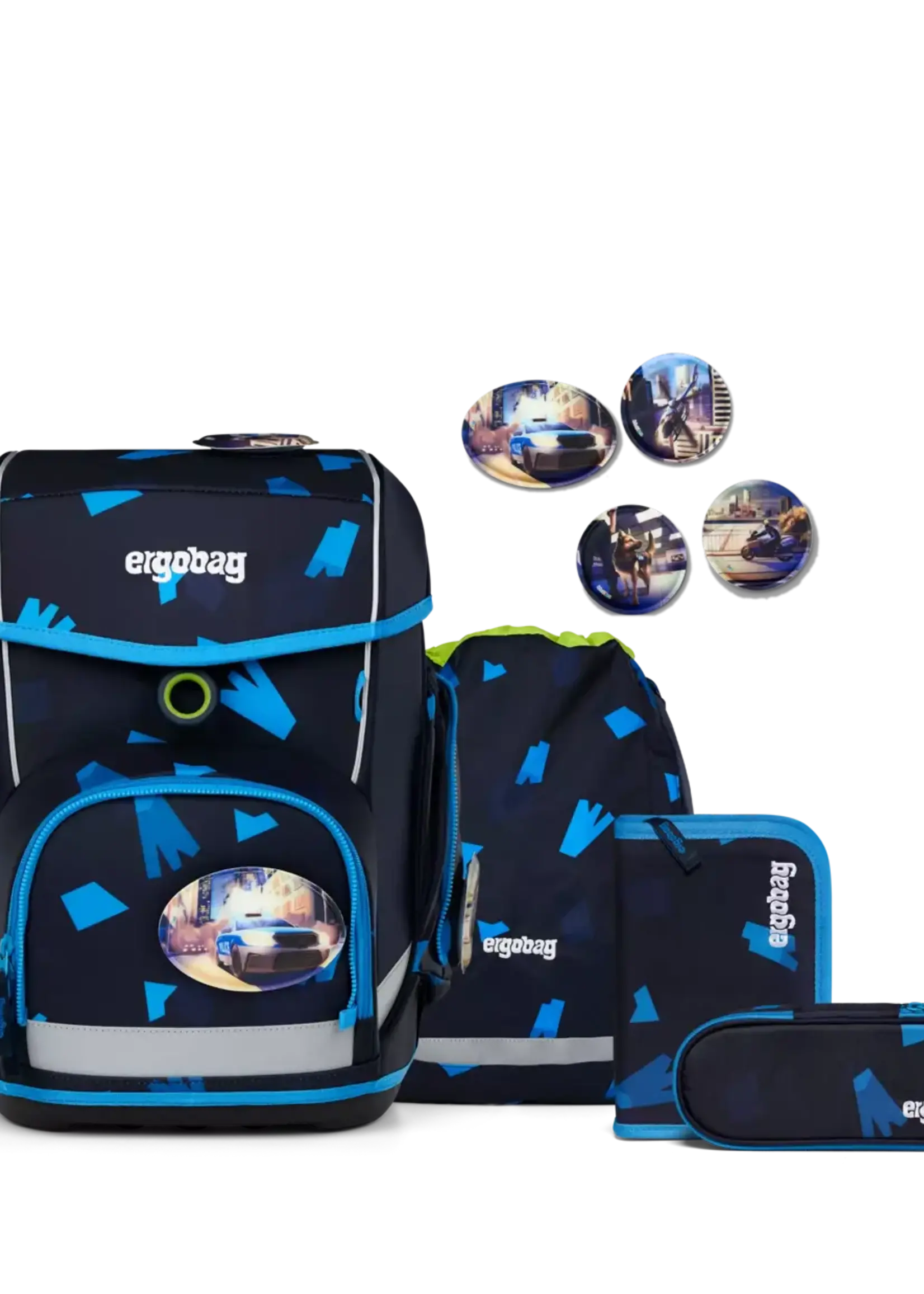 ERGOBAG cubo Schultaschen-Set VerfolgBärjagd