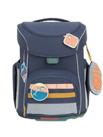 Lässig Fashion Schultaschen Set 7-teilig Slim - Unique, Navy Blau