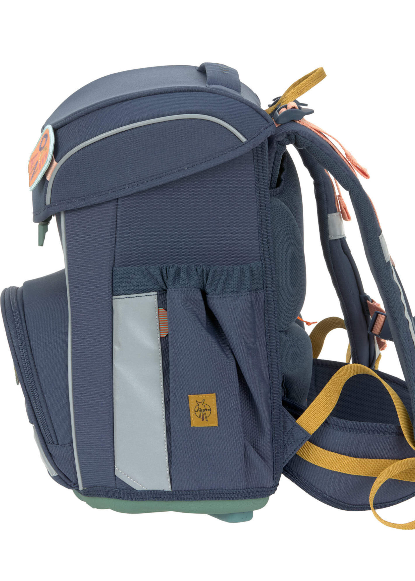 Lässig Fashion Schultaschen Set 7-teilig Slim - Unique, Navy Blau