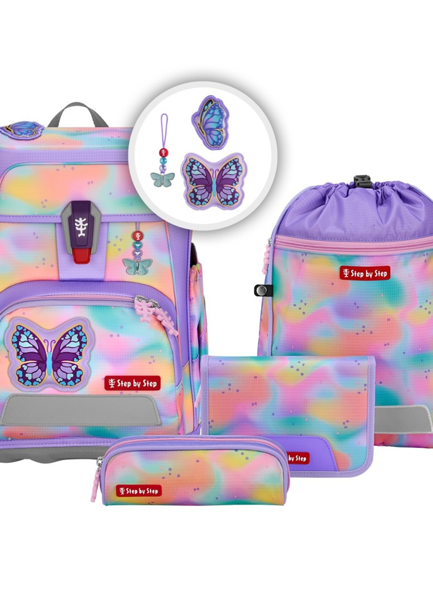 Step by Step CLOUD FLASH Schultaschen-Set