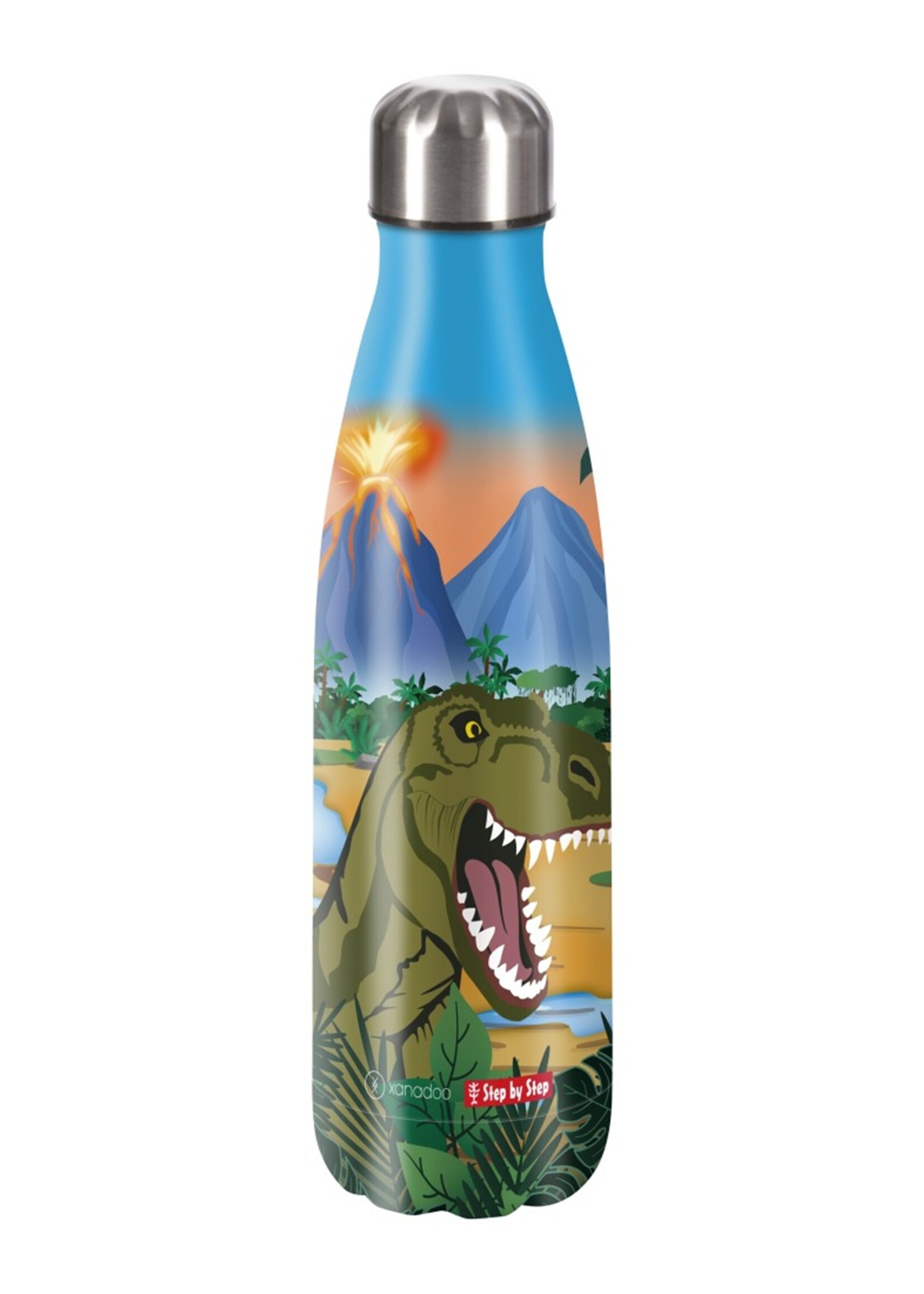 Step by Step Isolierte Edelstahl-Trinkfl.  Dino T orex