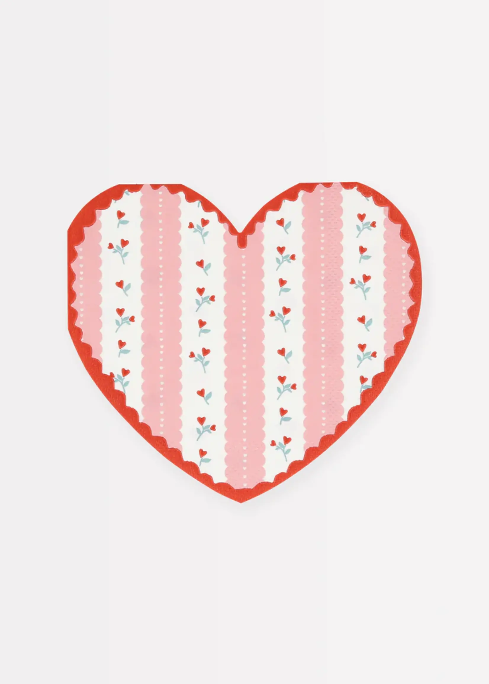 Meri Meri Vintage Rose Heart Napkins