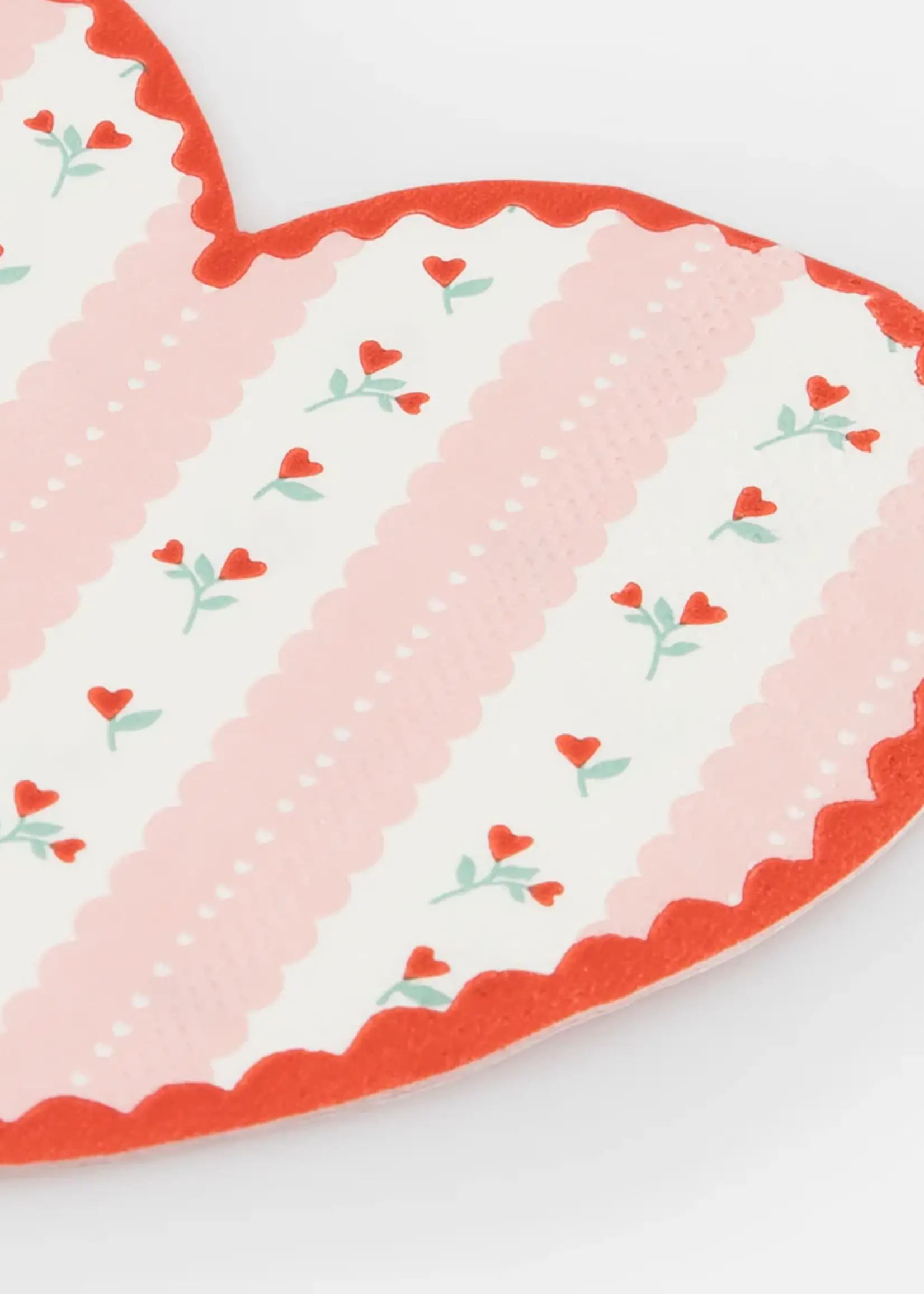 Meri Meri Vintage Rose Heart Napkins