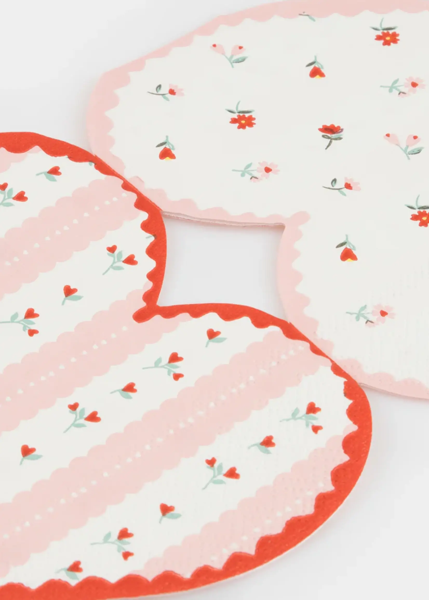 Meri Meri Vintage Rose Heart Napkins
