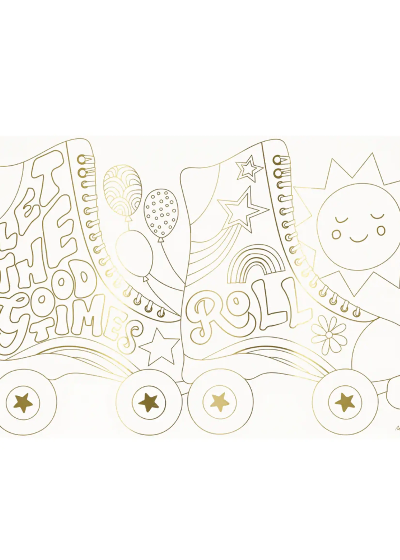 Meri Meri Happy Icons Coloring Placemats