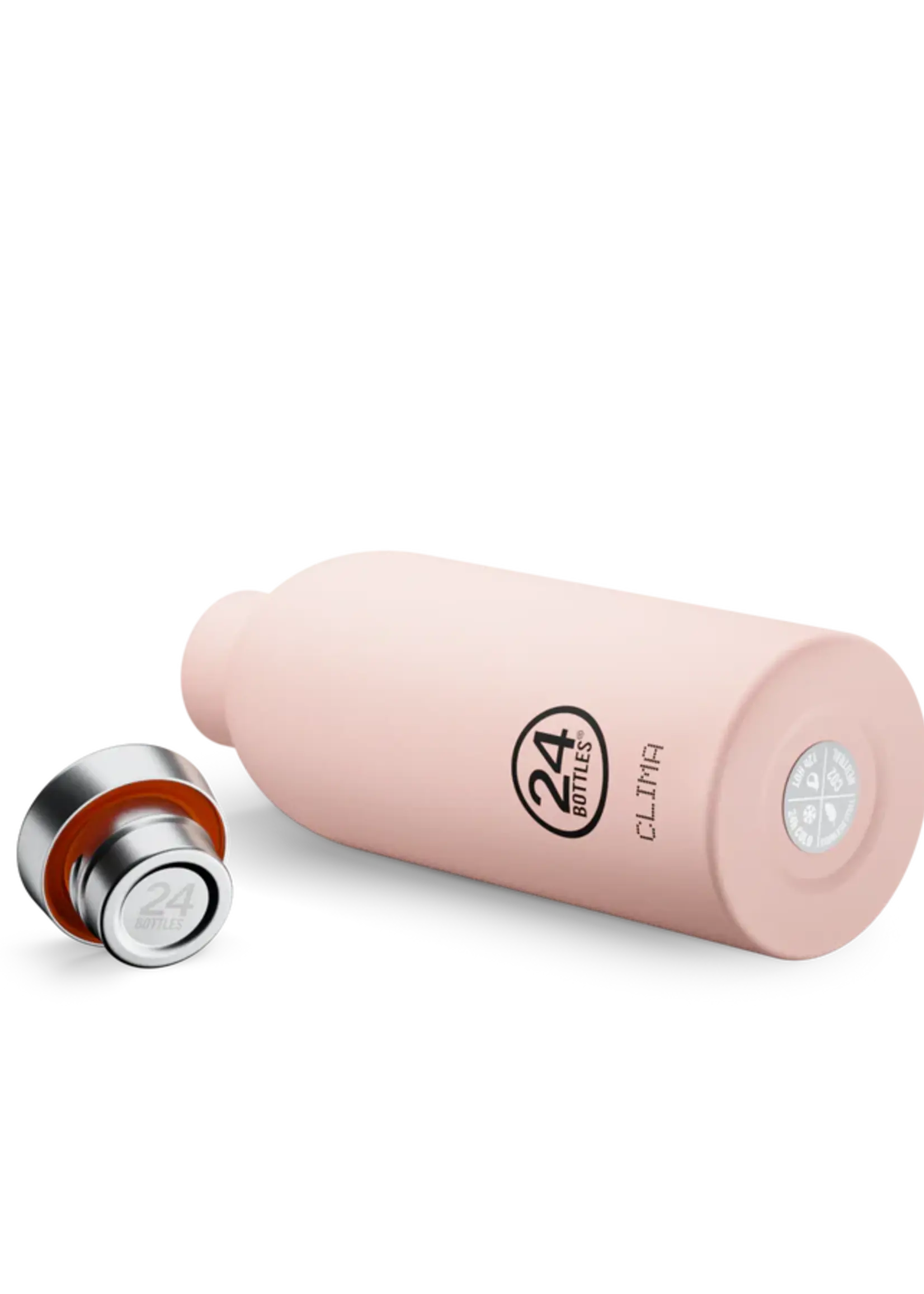 24 Bottles Clima Bottle 050 Stone Dusty Pink