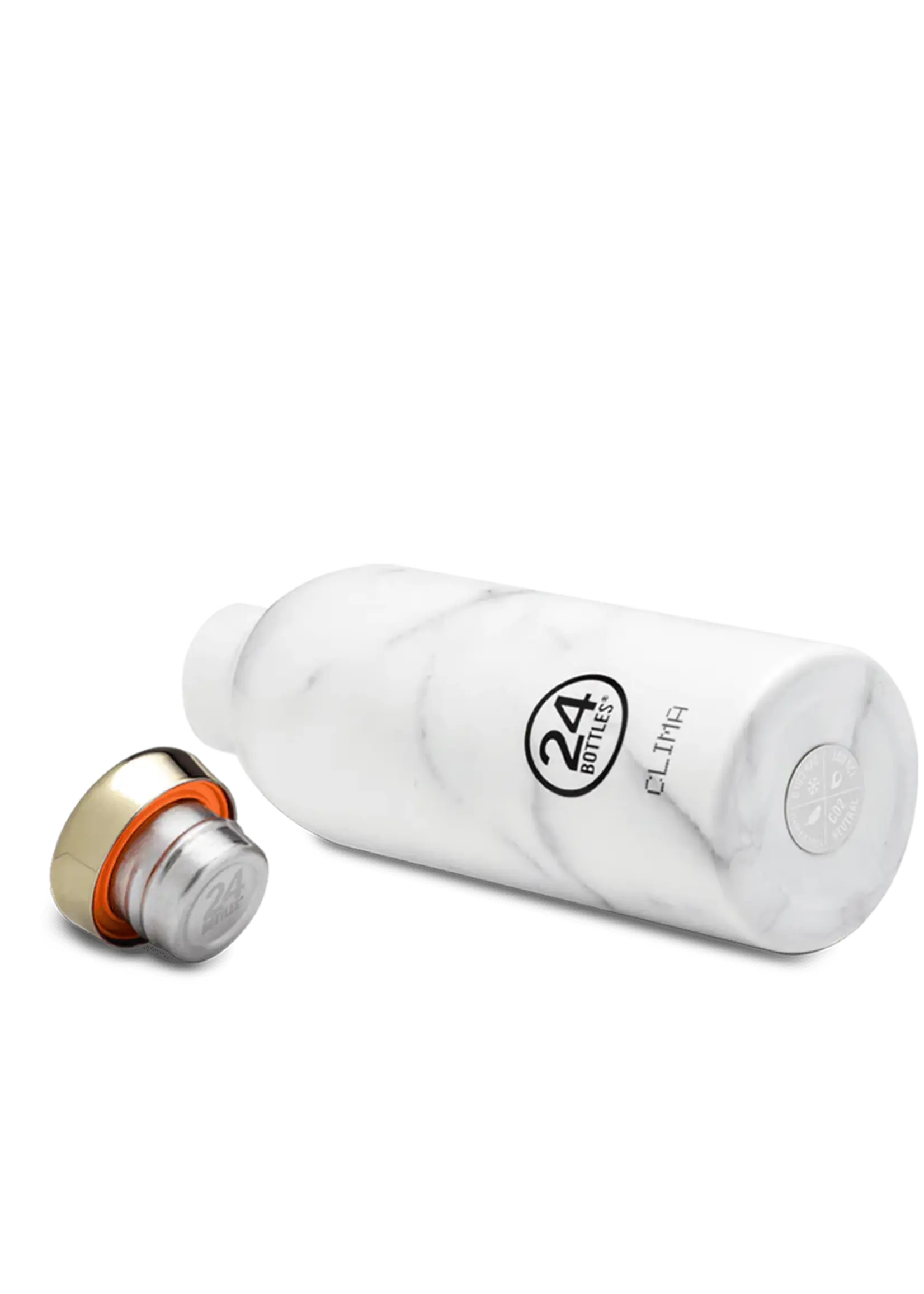24 Bottles Clima Bottle 050 Carrara