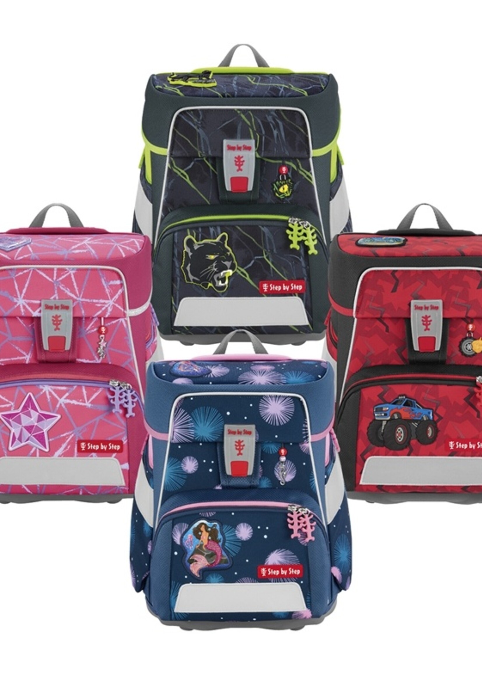 Step by Step SPACE SHINE Schultaschen-Set Shark Dexter