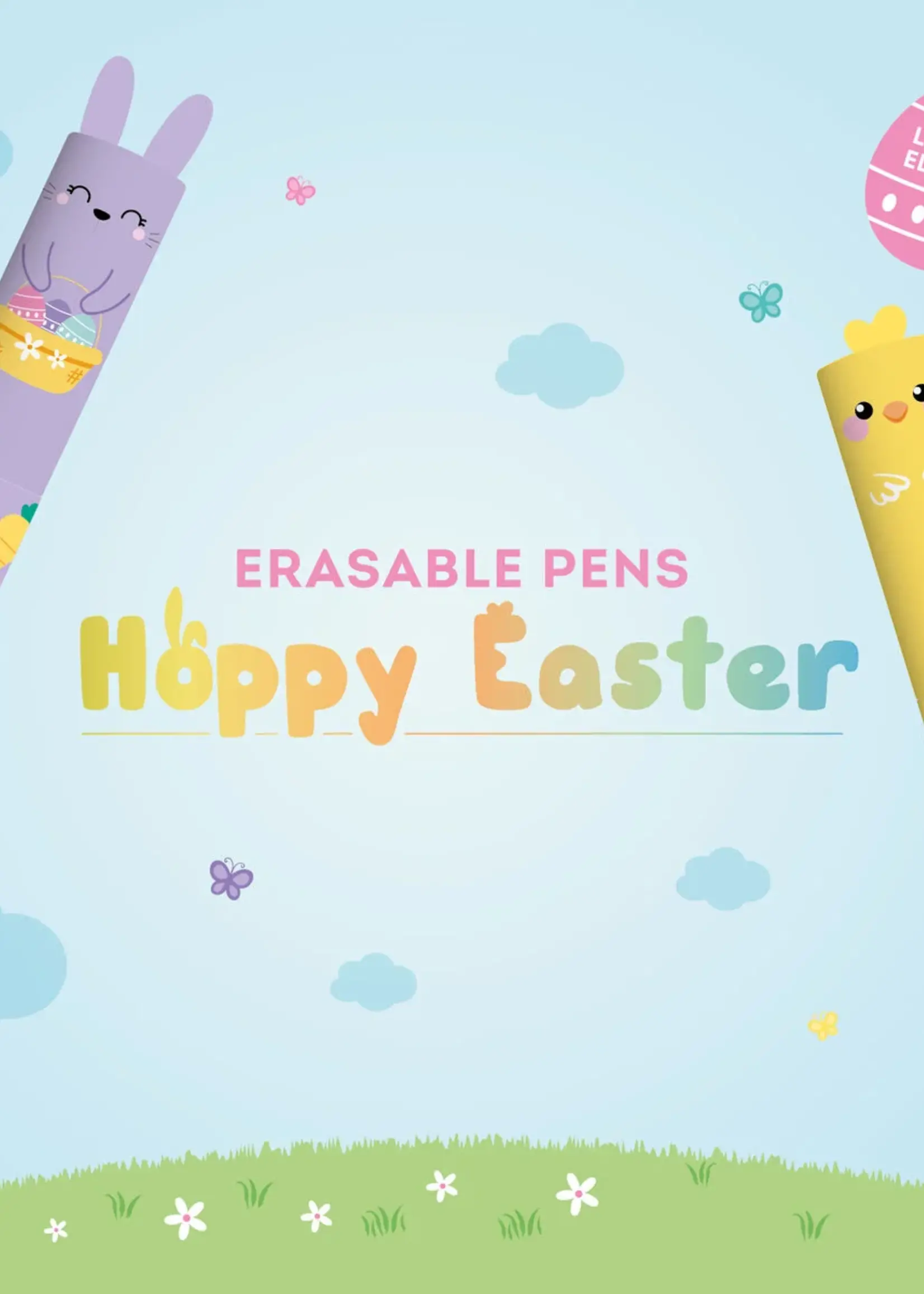 LEGAMI Hoppy Easter Set - löschbare Gelstifte