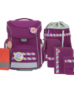 Lässig Fashion Schulranzen Set 7-teilig Slim - Unique, Lila