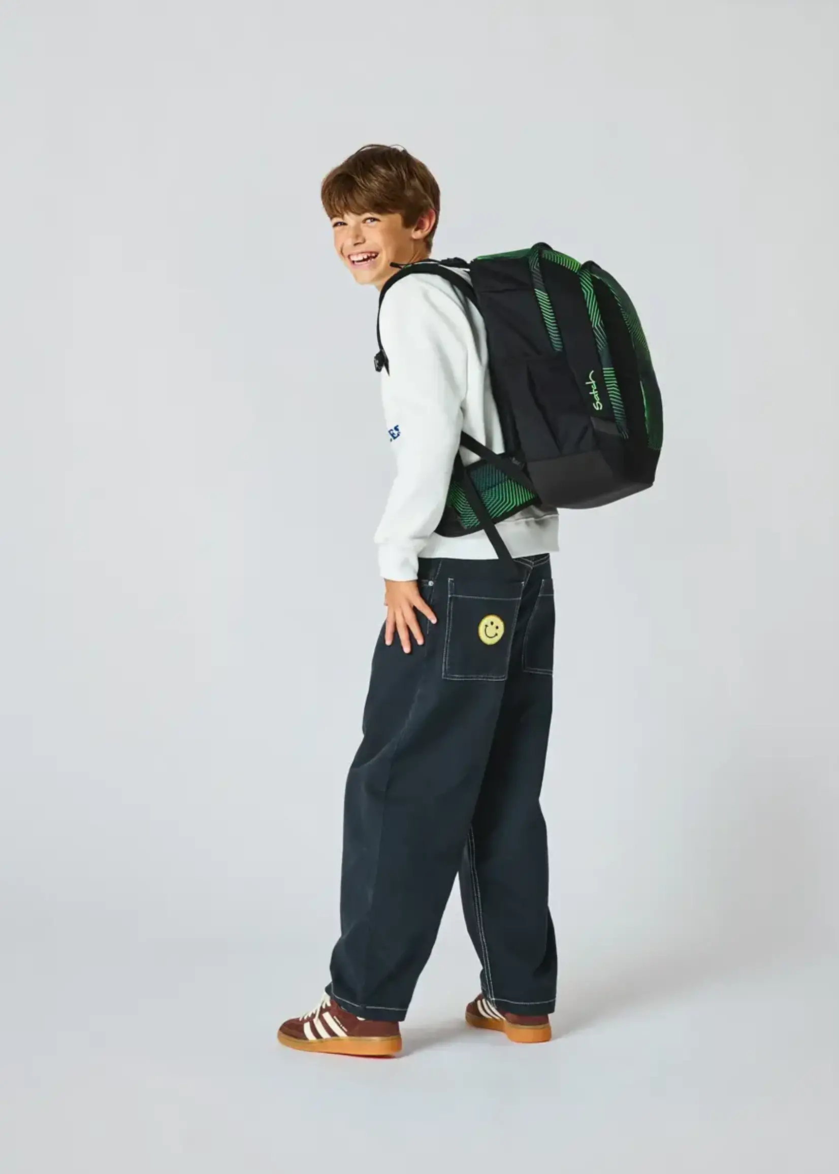 SATCH Air Schulrucksack Seismic Green