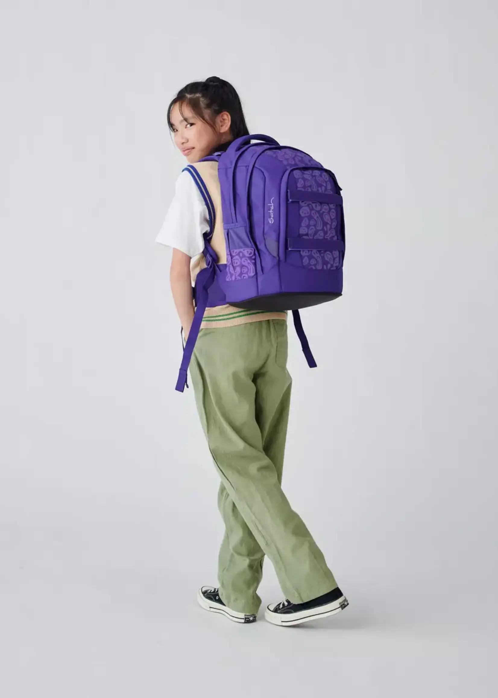 SATCH Pack Schulrucksack Bright Faces