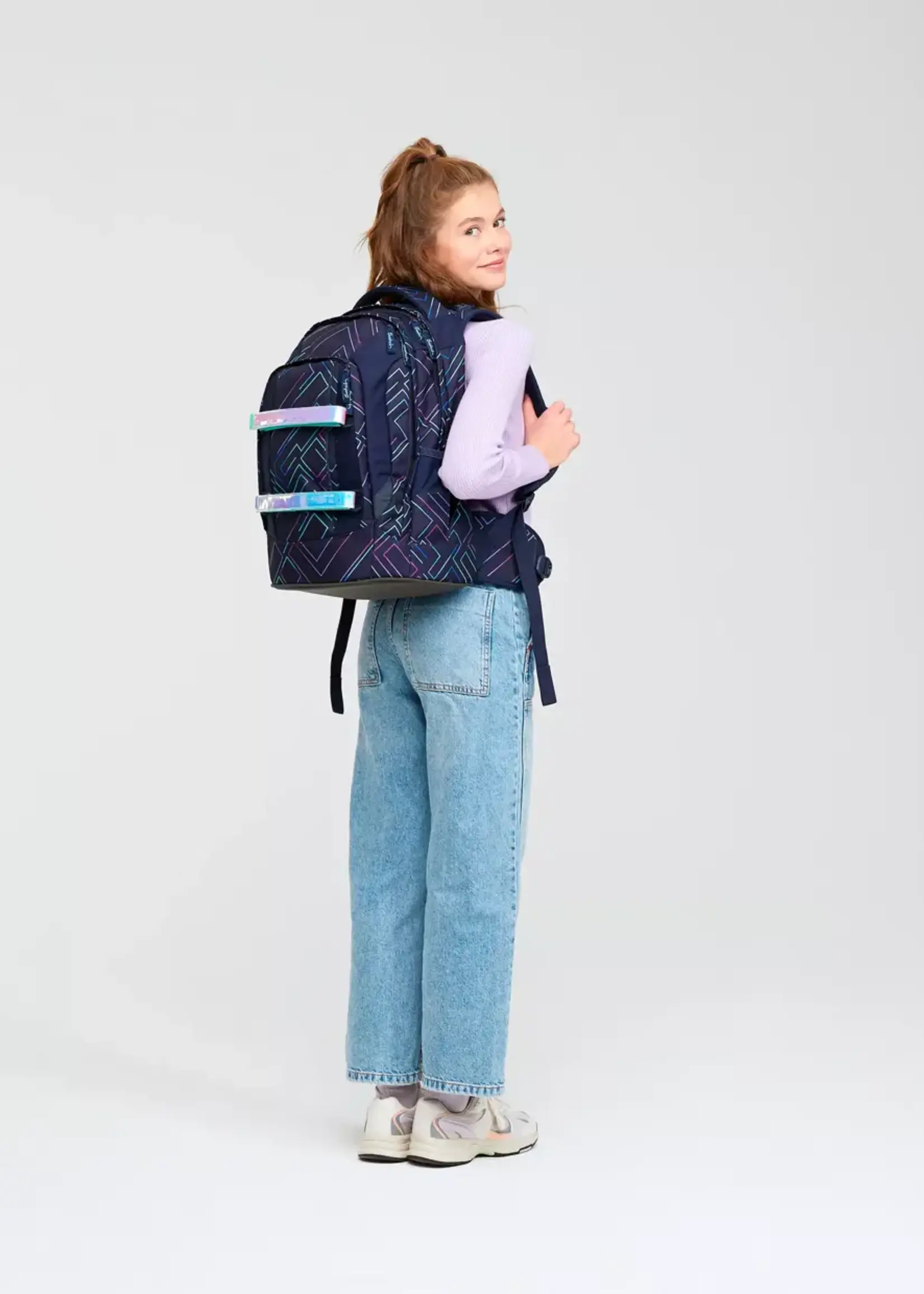 SATCH Pack Schulrucksack Purple Laser