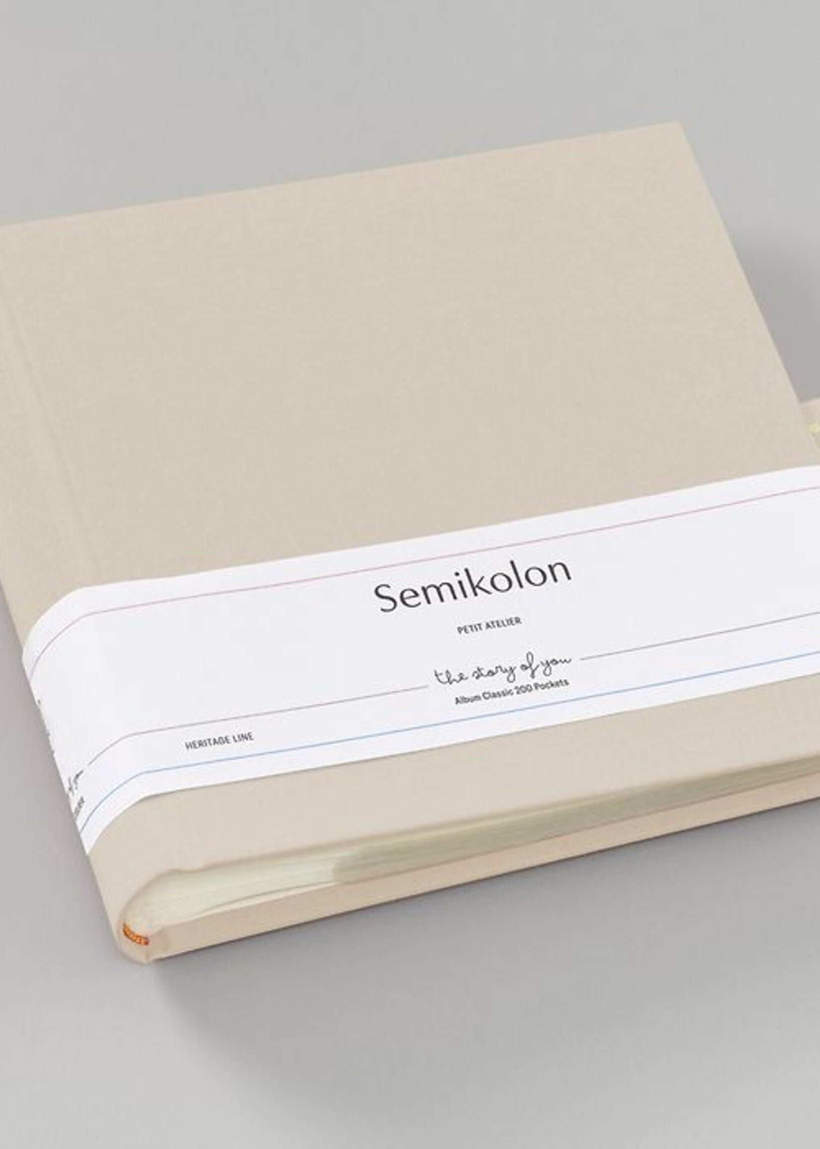 Semikolon Album Classic, 200 Pockets, Petit Atelier, warm sand