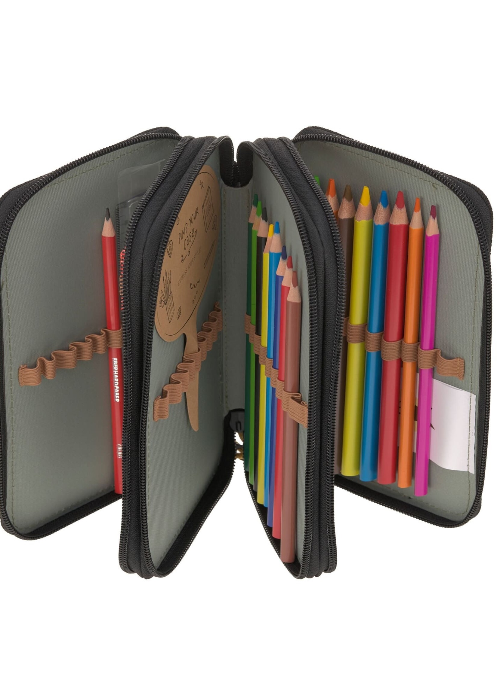 Lässig Fashion School Triple Pencil Case Uniq