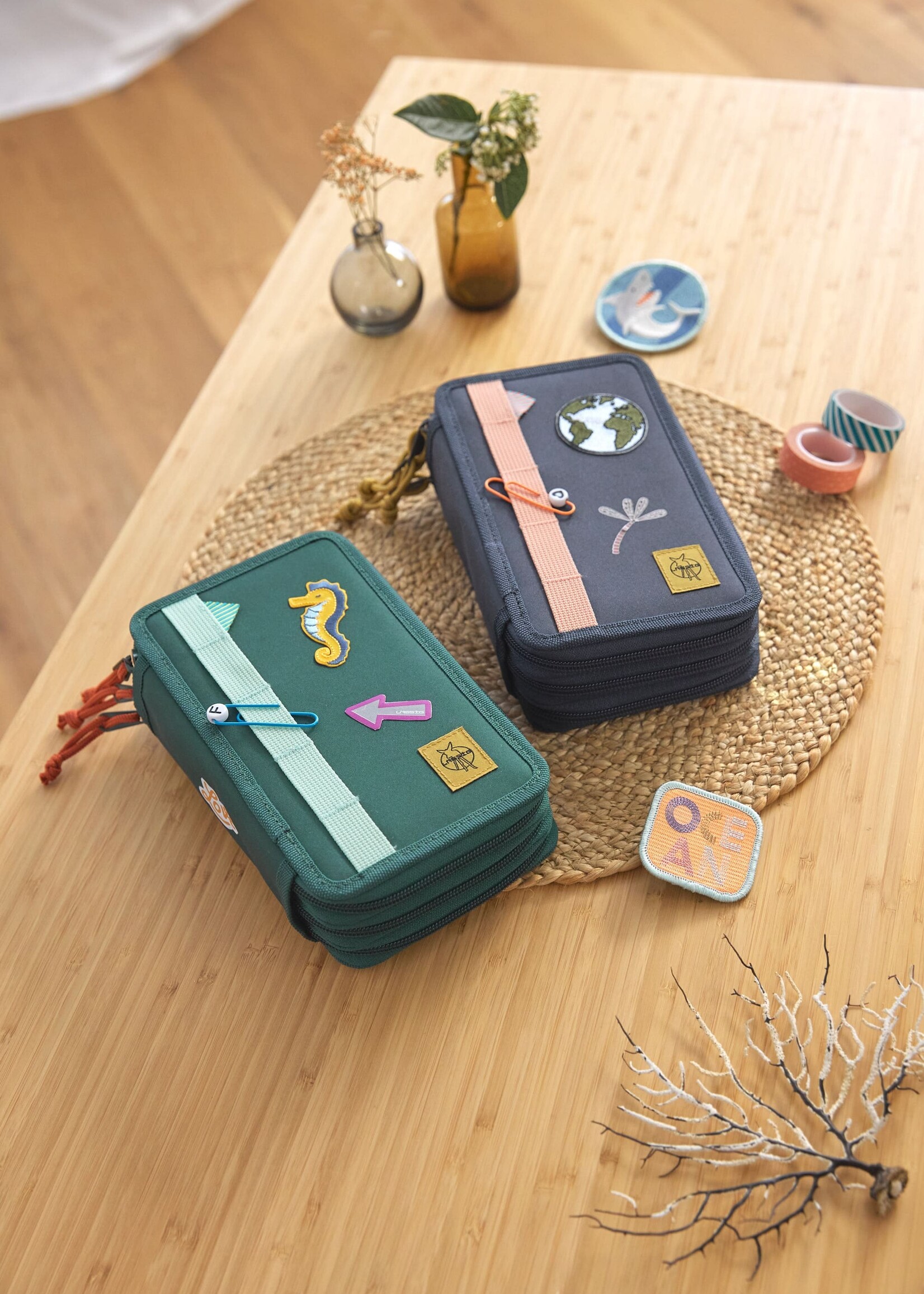 Lässig Fashion School Triple Pencil Case Uniq