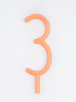 Meri Meri Slim Number 3 Candle