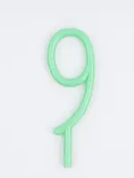 Meri Meri Slim Number 9 Candle