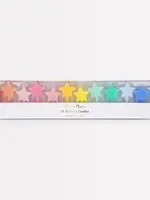 MERI MERI Kerzen Rainbow Star (12 Stück)