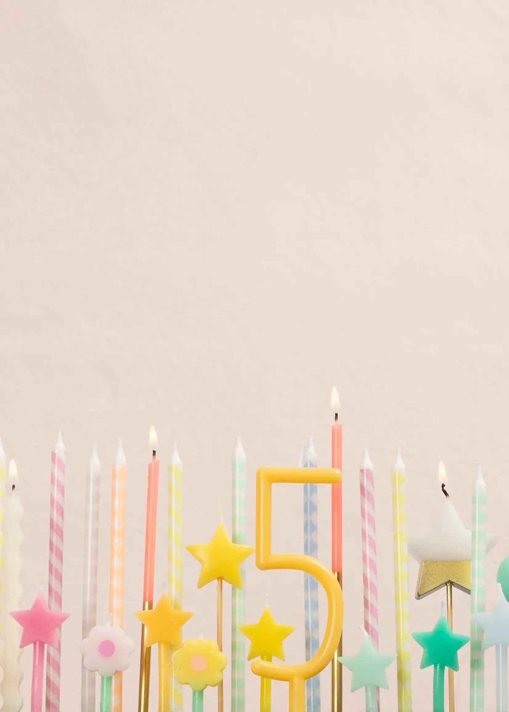 Meri Meri Rainbow Star Candles (x 12)