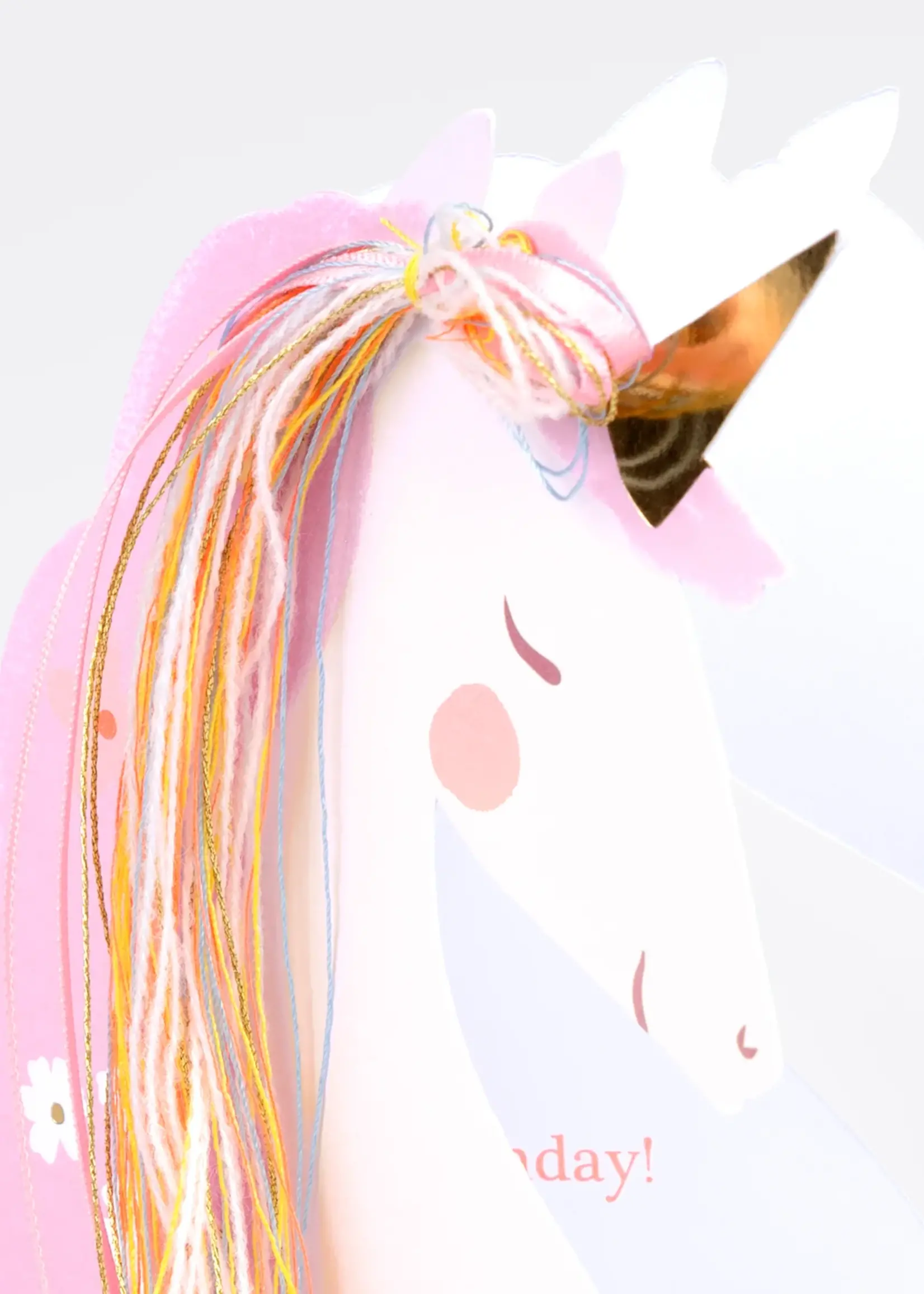 Meri Meri Unicorn Birthday Card