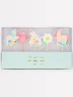 MERI MERI Kerzen Meadow Unicorn (5 Stück)