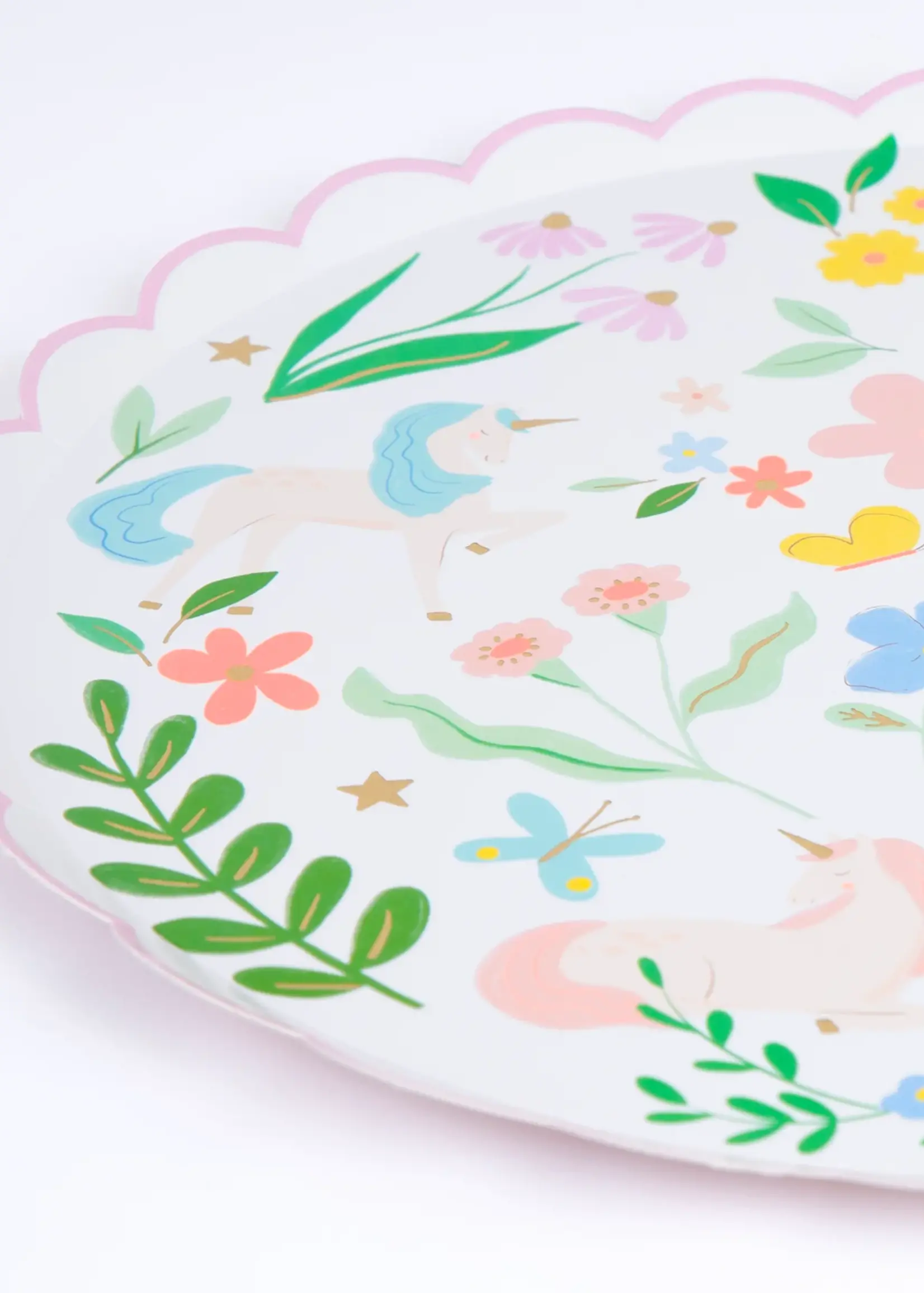 Meri Meri Meadow Unicorns Side Plates